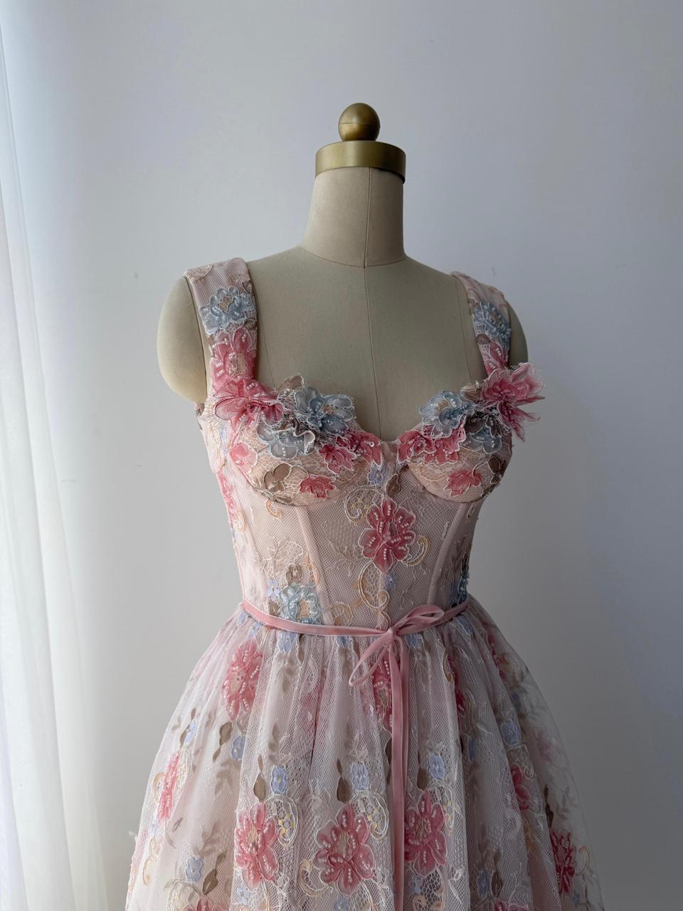 Liora Lace Midi Dress - Image 2