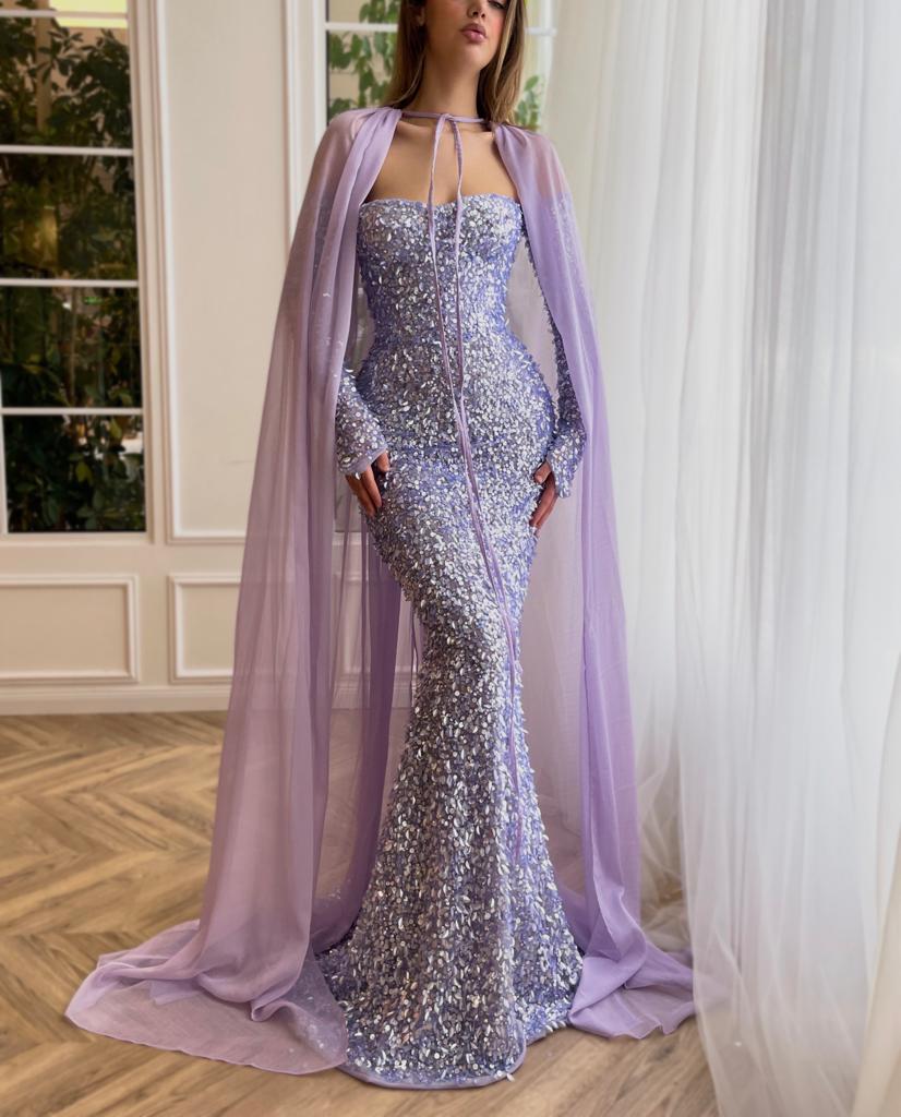 Luminous Lavender Gown