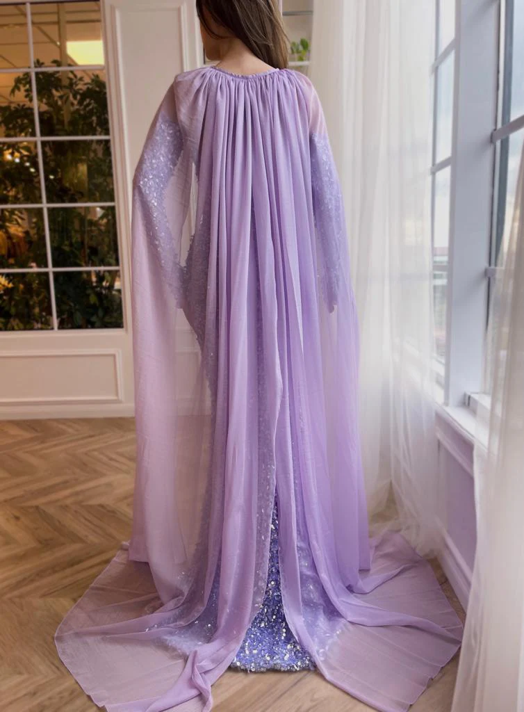 Luminous Lavender Gown - Image 4
