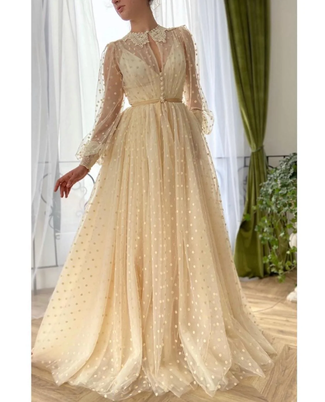 Magnolia Dots Gown - Image 2