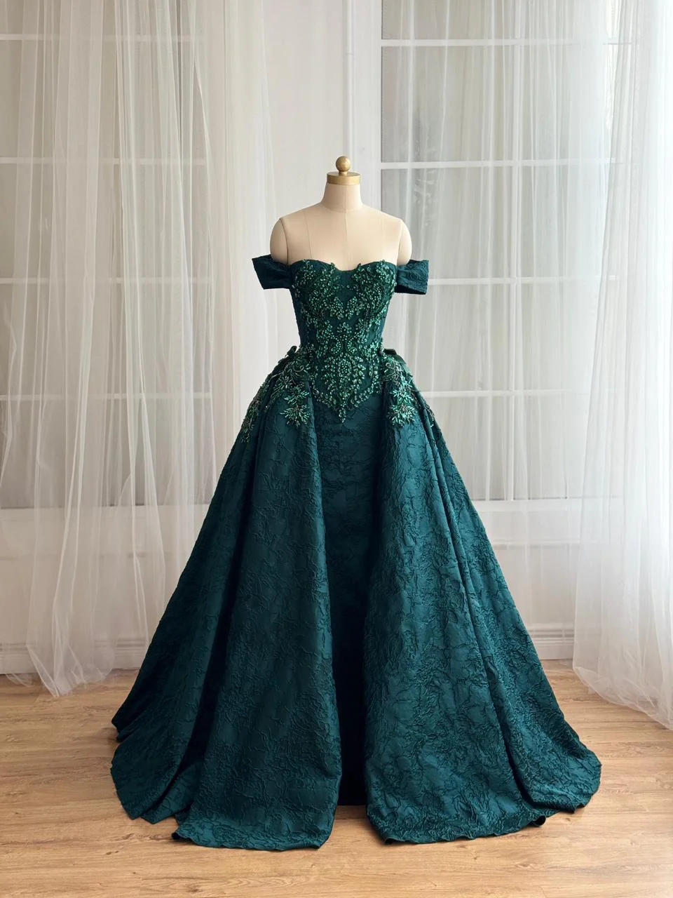 Malachite Queen Gown