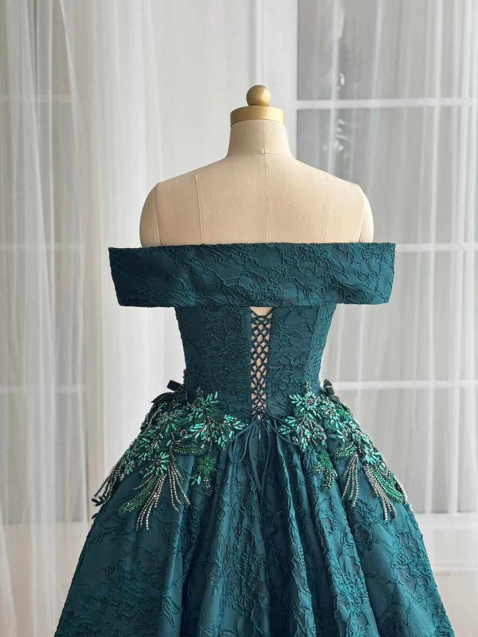Malachite Queen Gown - Image 3