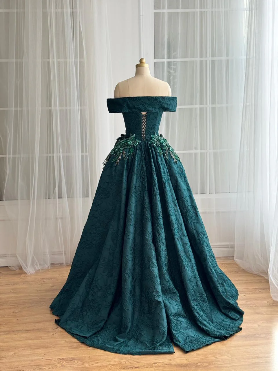Malachite Queen Gown - Image 4