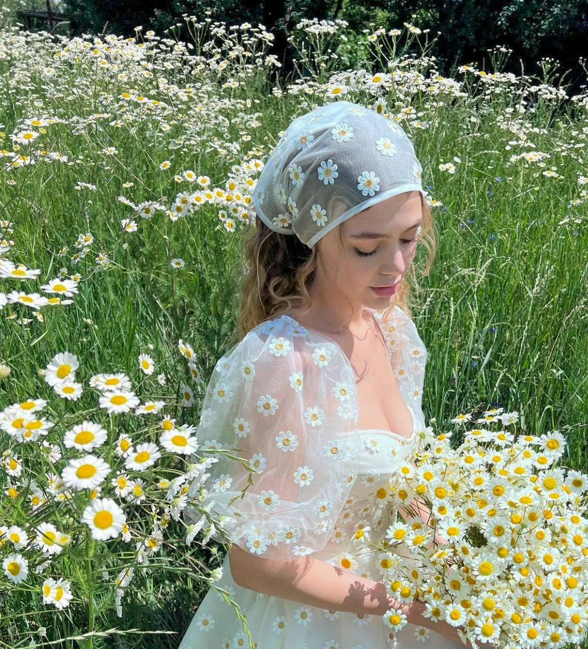 Meadow Daisy Scarf