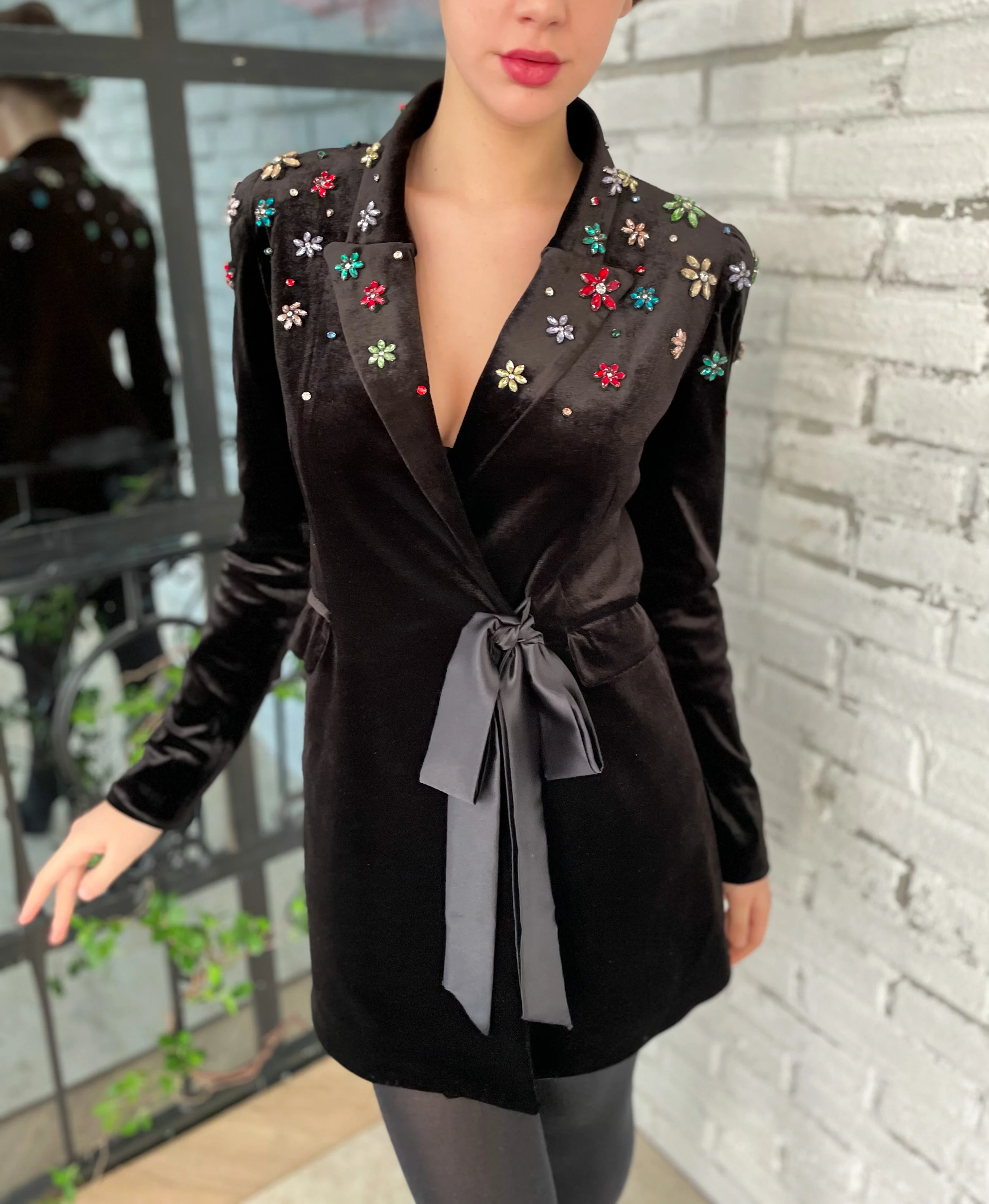 Midnight Blossom Blazer - Image 2