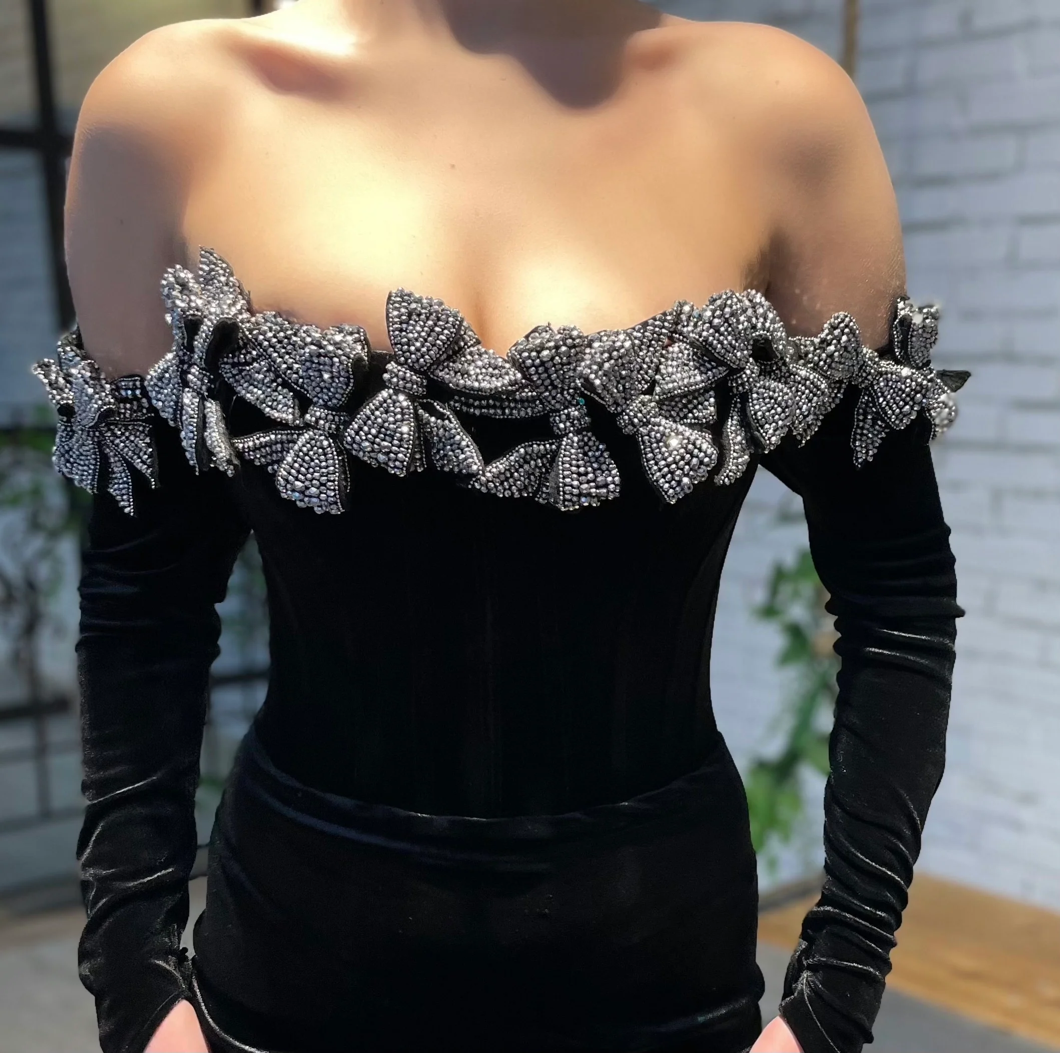 Midnight Bow Gown - Image 5