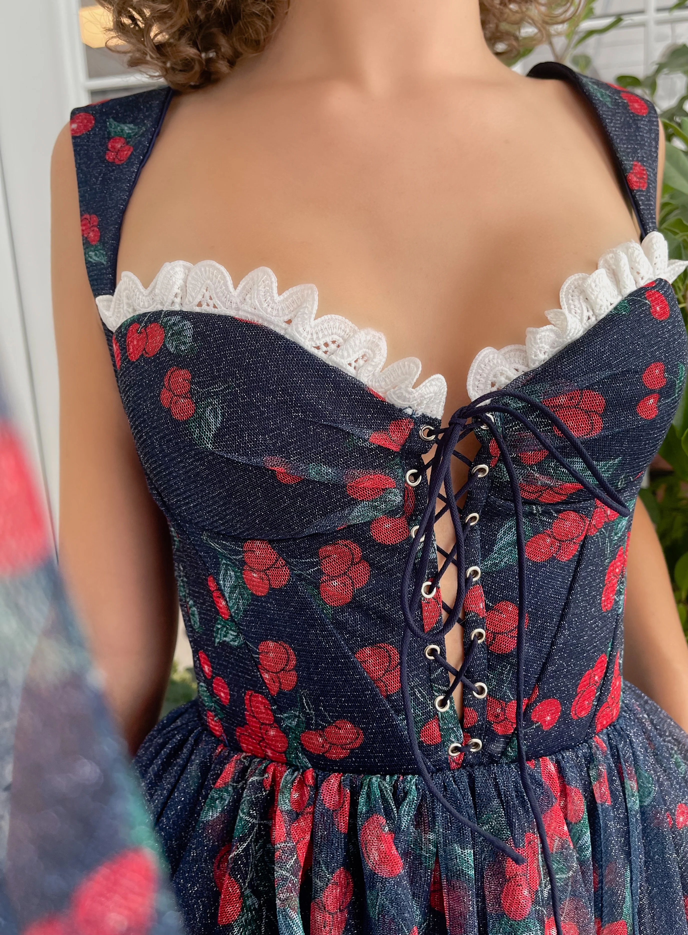 Midnight Cherry Dress - Image 4