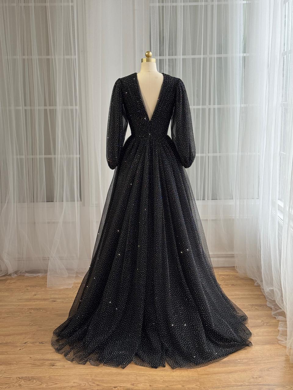Midnight Crystal Gown - Image 4