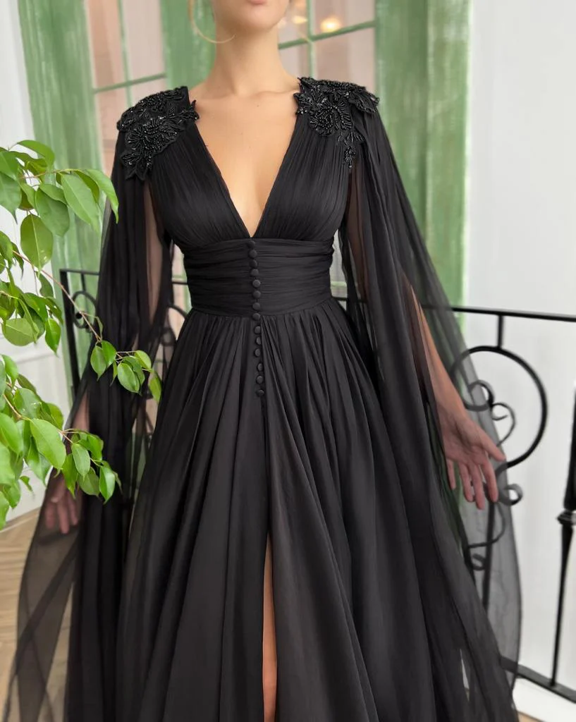 Midnight Rose Flower Gown - Image 2