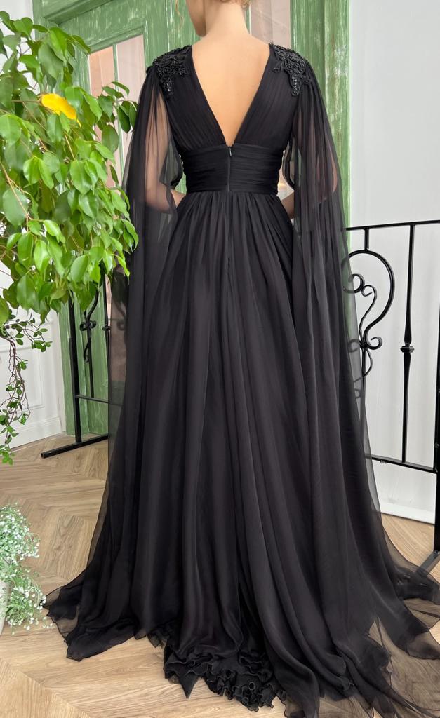 Midnight Rose Flower Gown - Image 6
