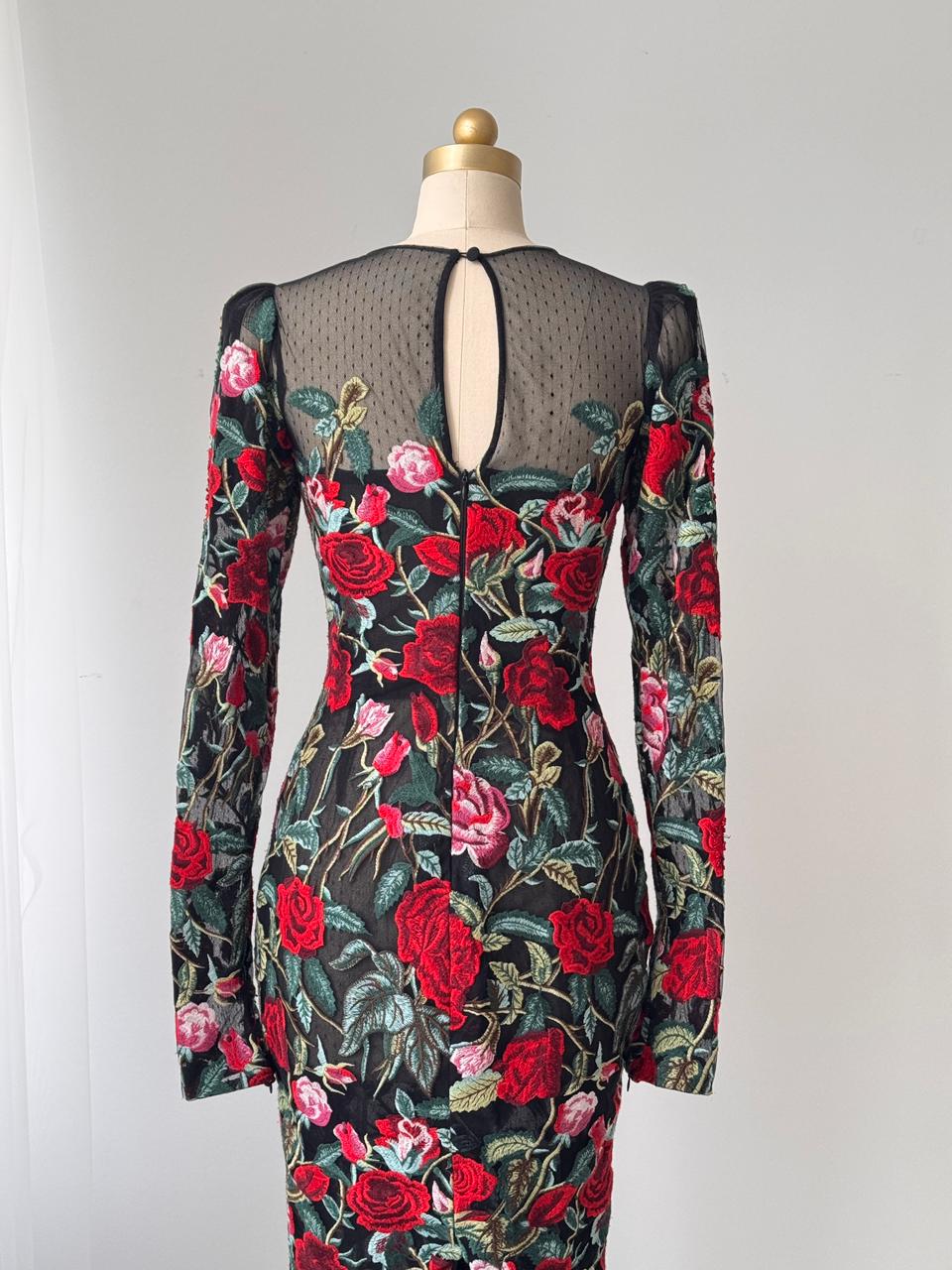 Midnight Rose Mermaid Dress - Image 4