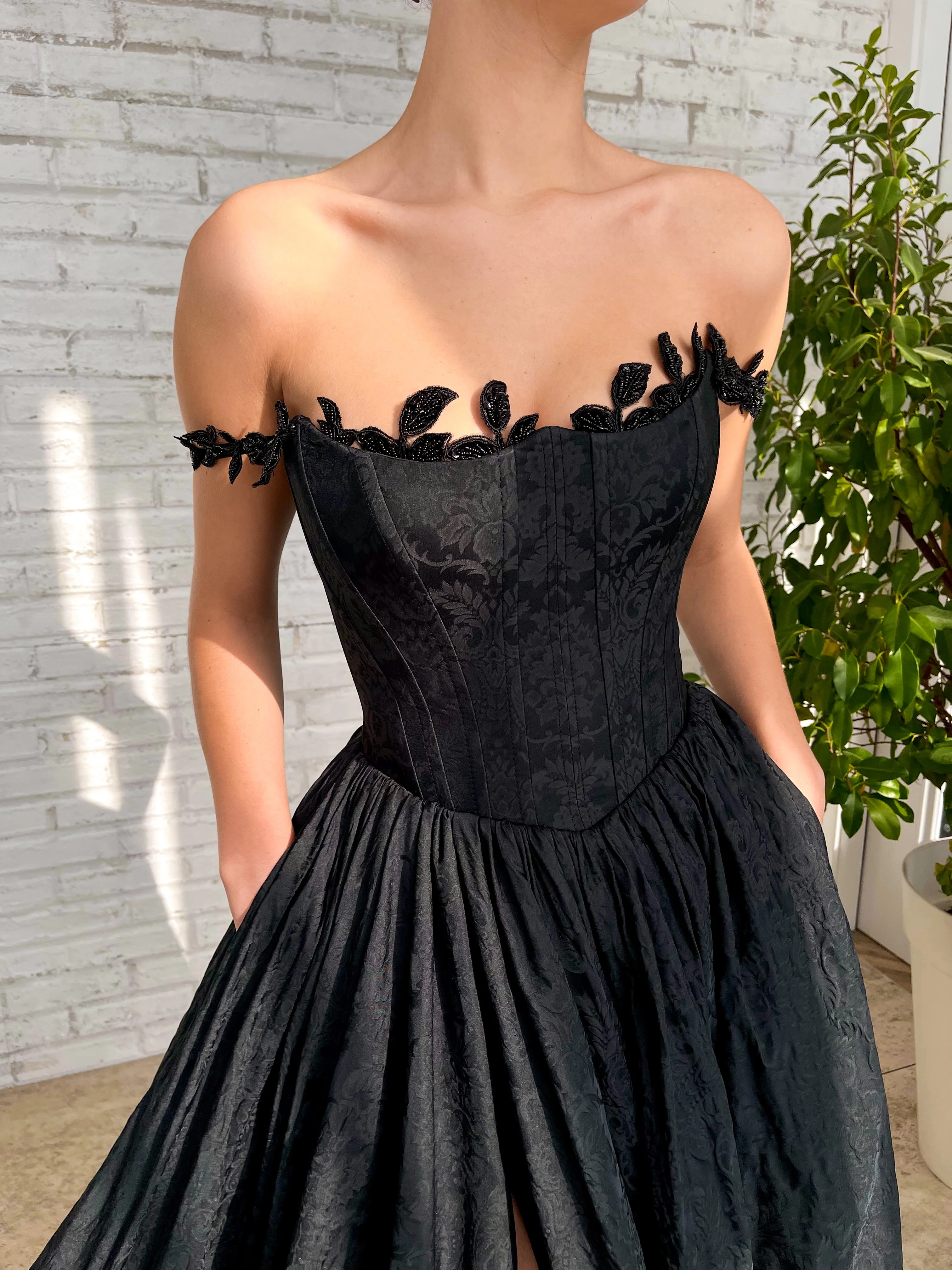 Midnight Sun Corset Gown