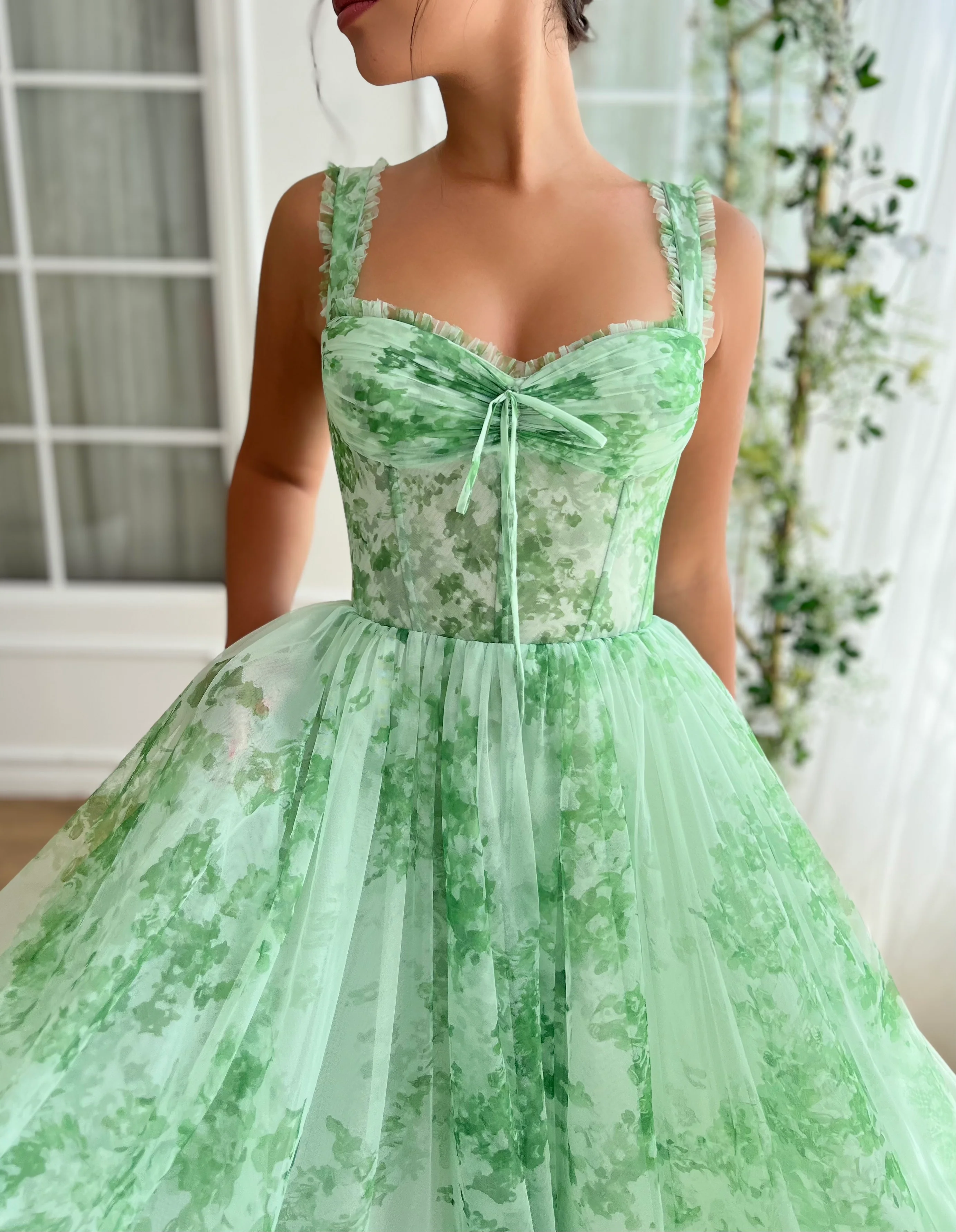Mint Sky Midi Dress - Image 7