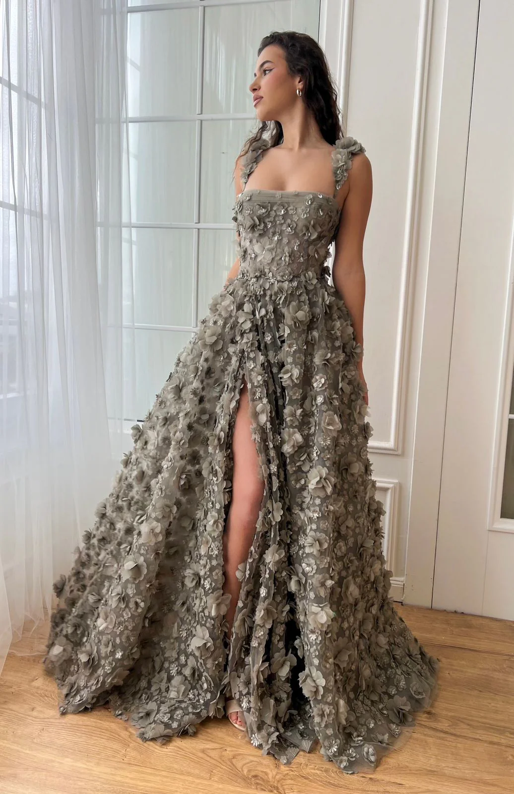 Misty Petal Couture Gown - Image 4