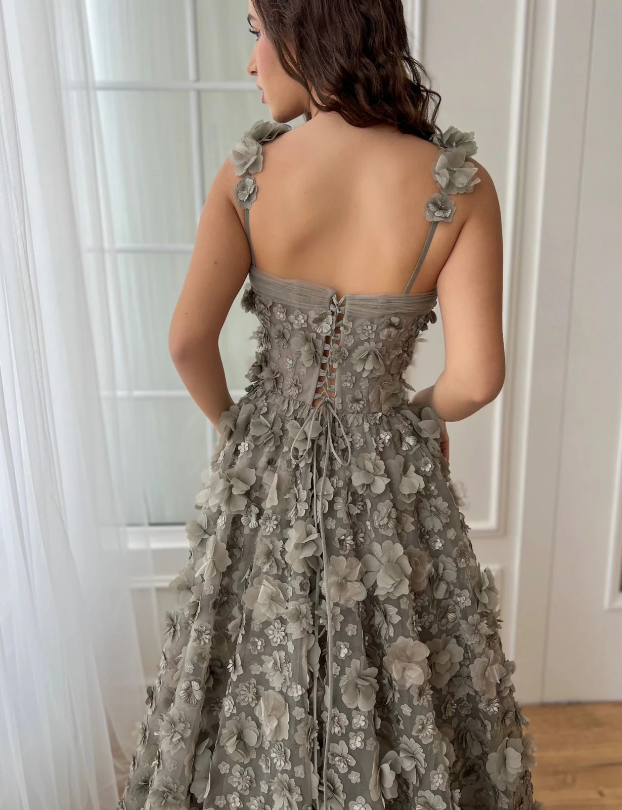 Misty Petal Couture Gown - Image 6