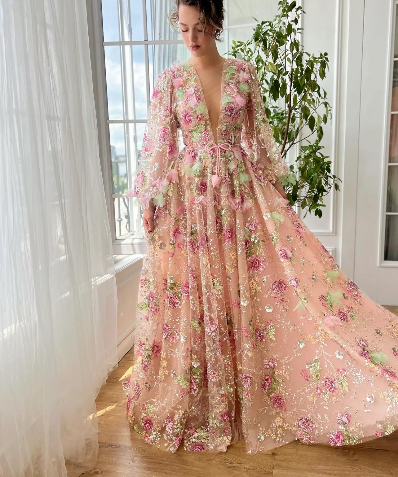 Morning Glow Elegance Gown - Image 2