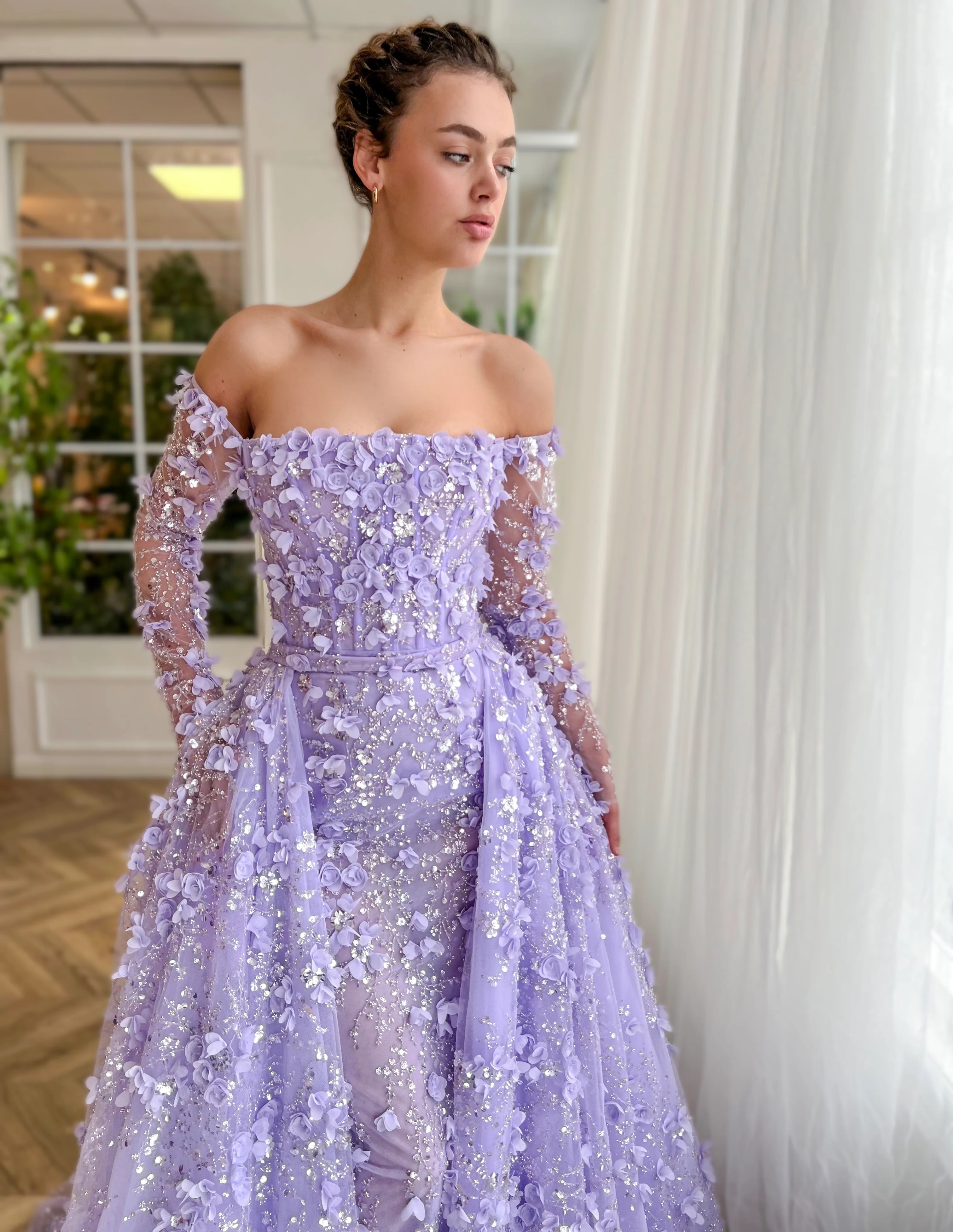 Orchid Serenade Ball Gown - Image 3