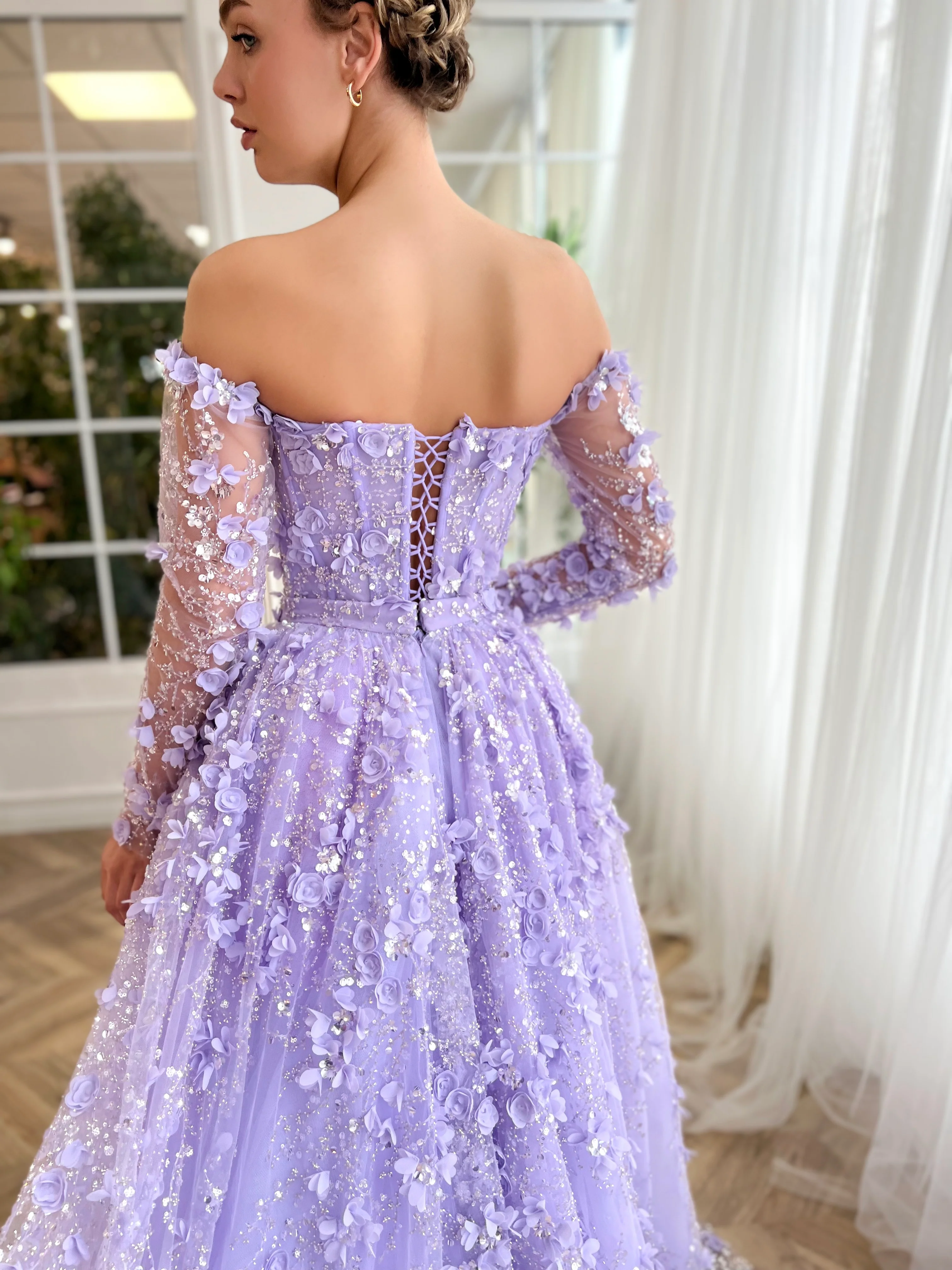Orchid Serenade Ball Gown - Image 5