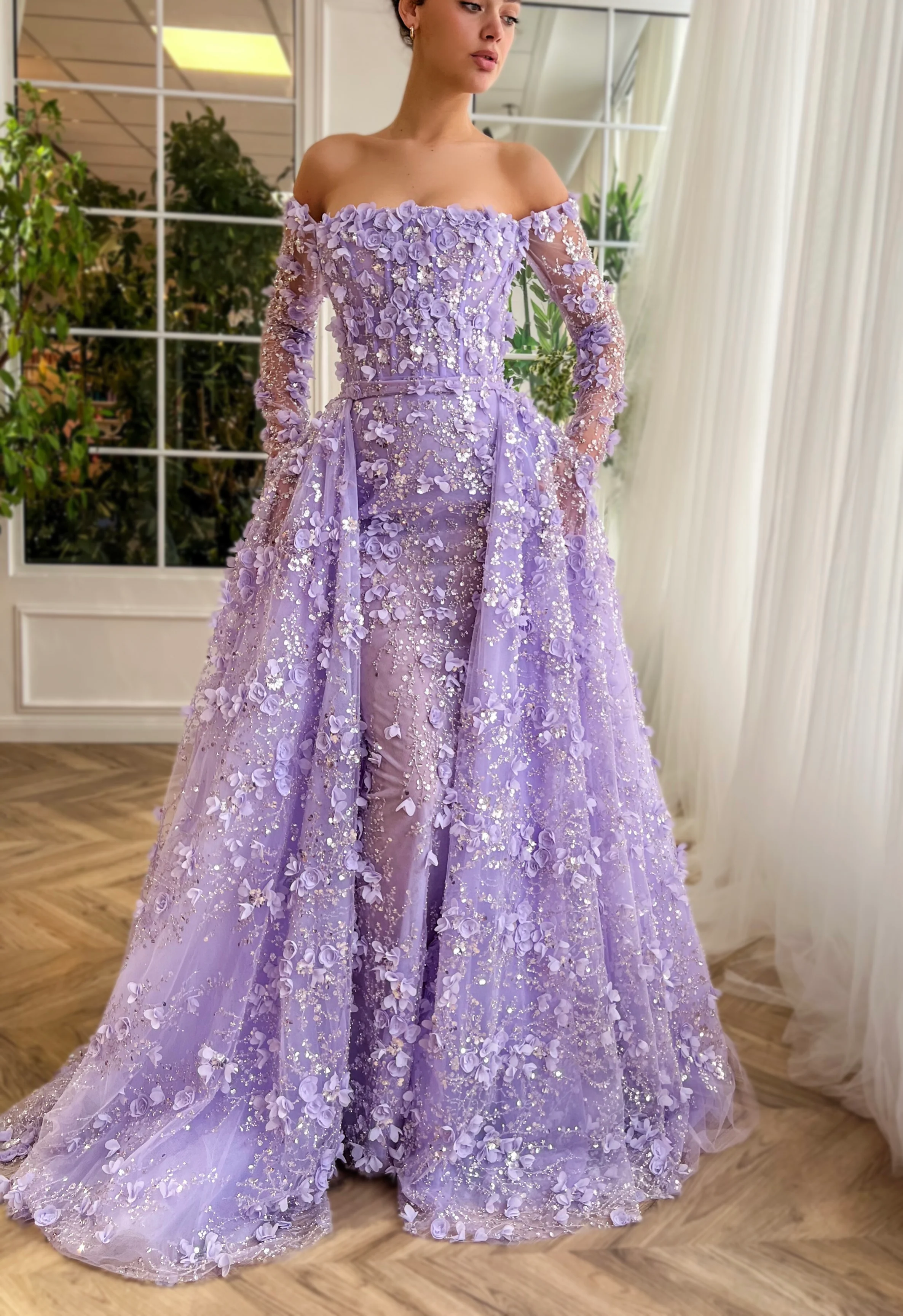 Orchid Serenade Ball Gown - Image 7