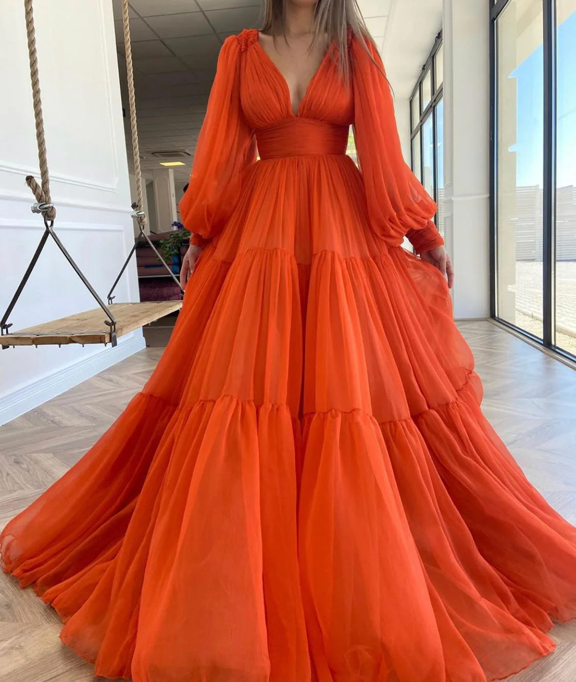 Oreoles Draped Gown - Image 4