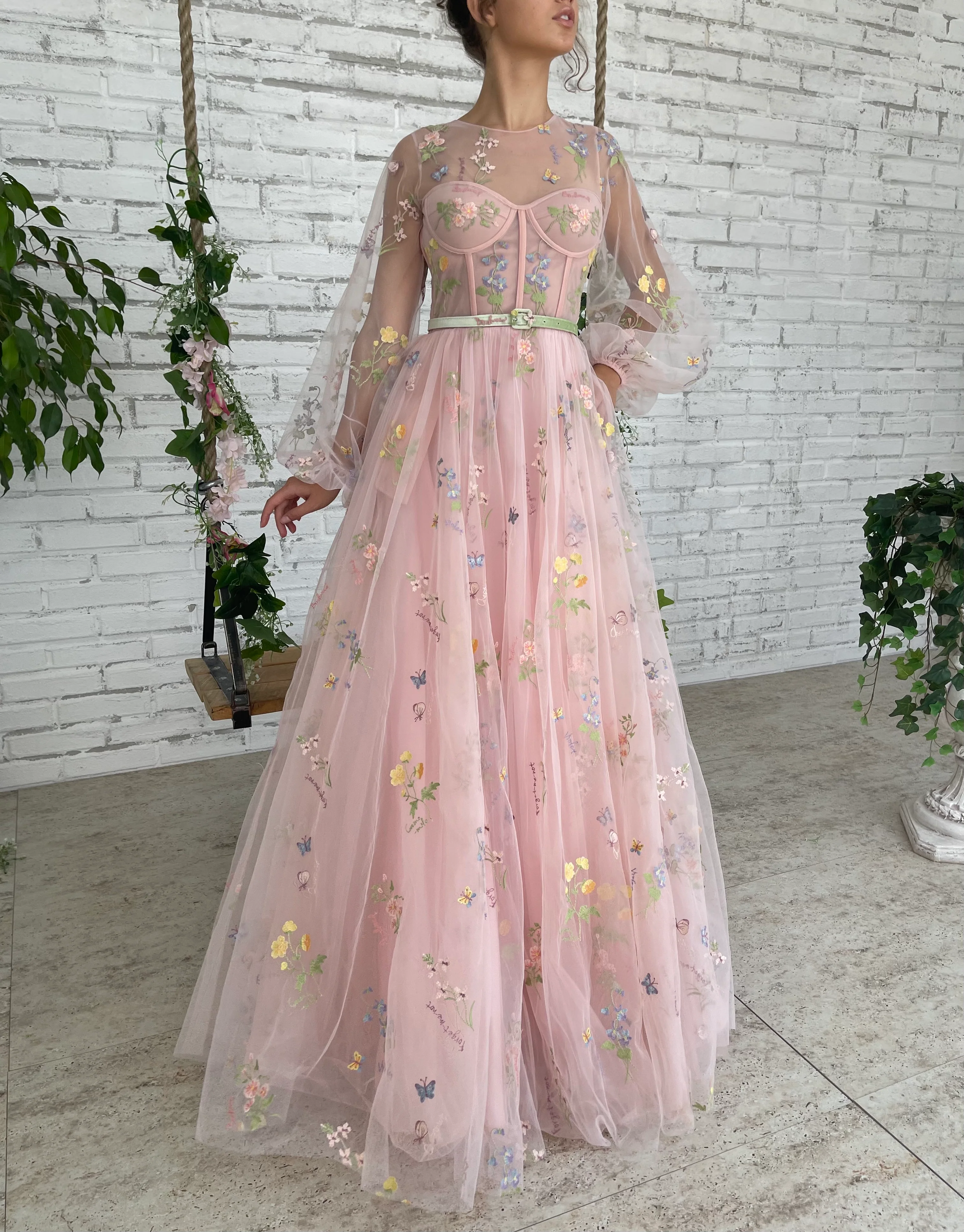 Pastel Castle Corset Gown - Image 7