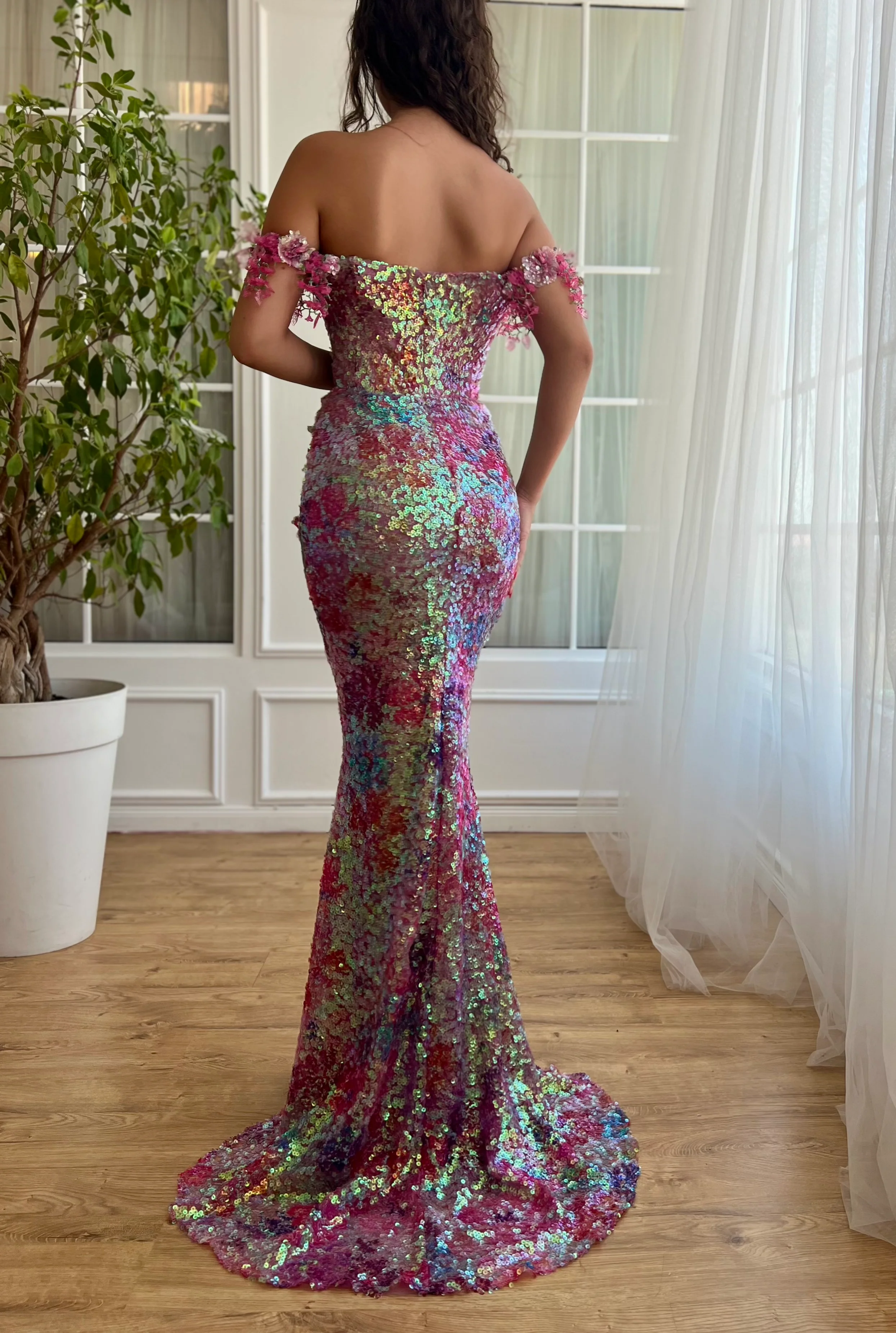 Pastel Sea Siren Gown - Image 5