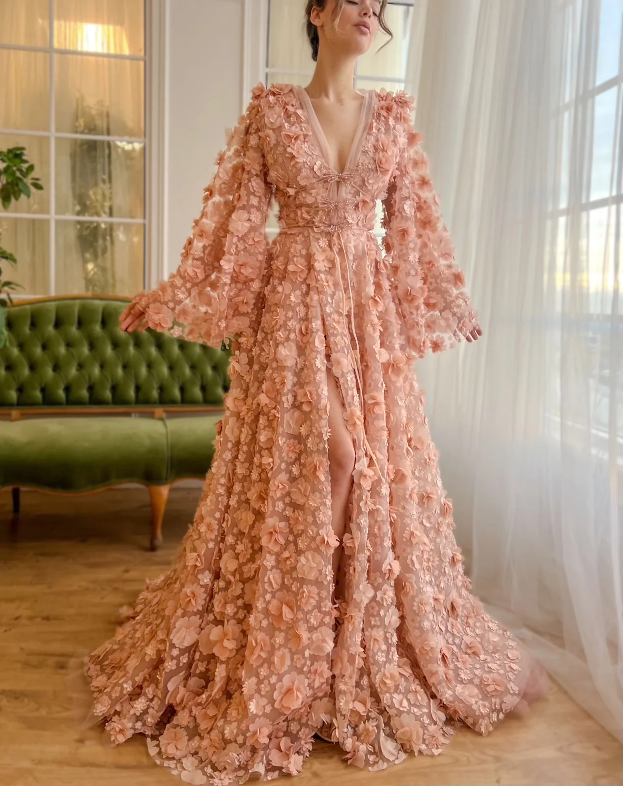 Peach Blossom Gown - Image 7