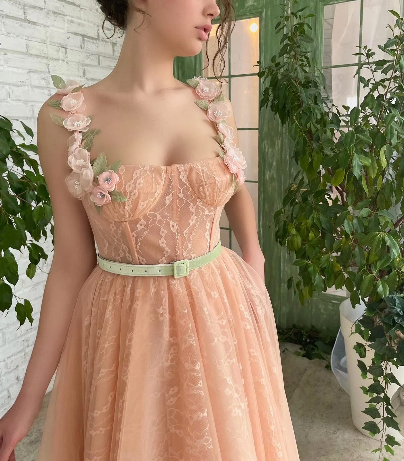 Peach Lily Dress - Image 4