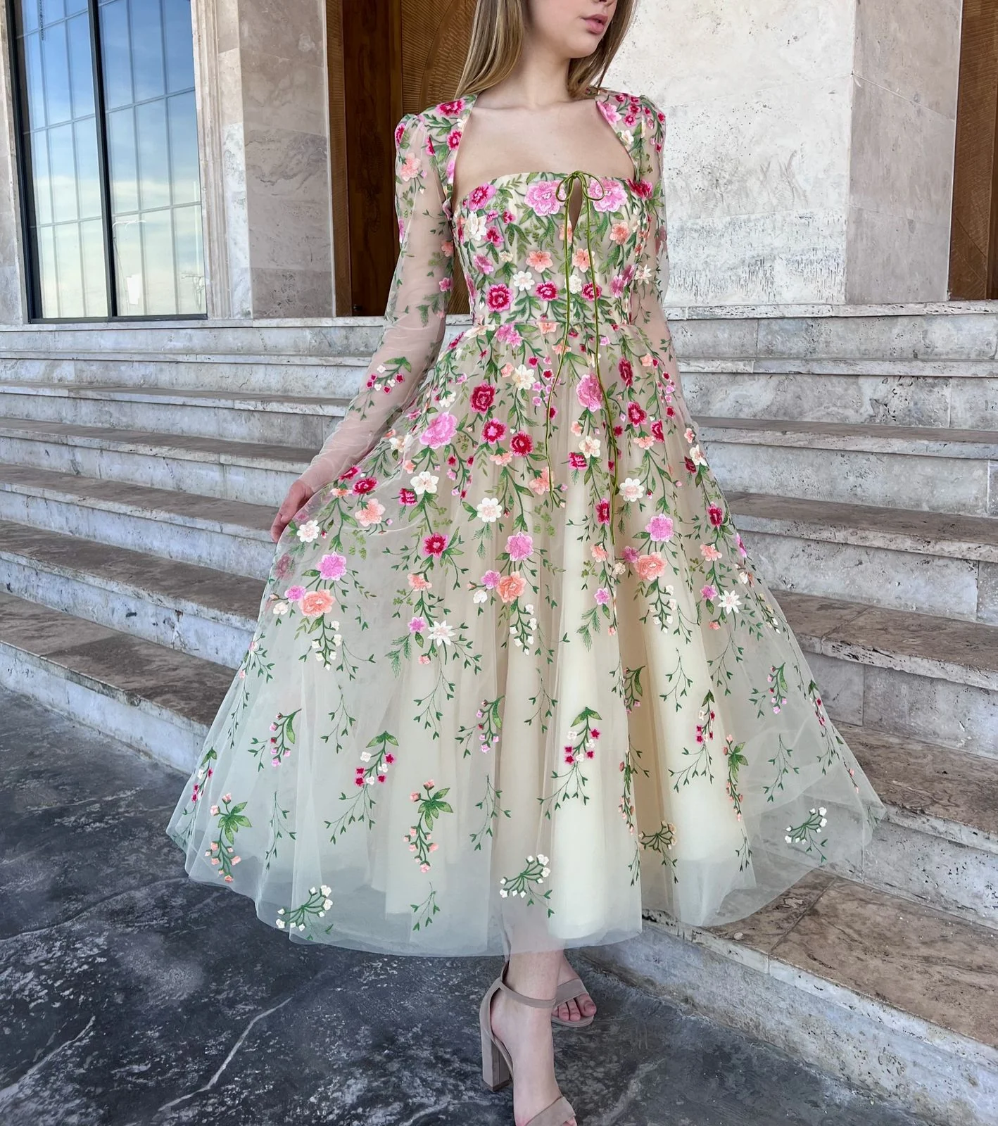 Peony Court Gown - Image 7