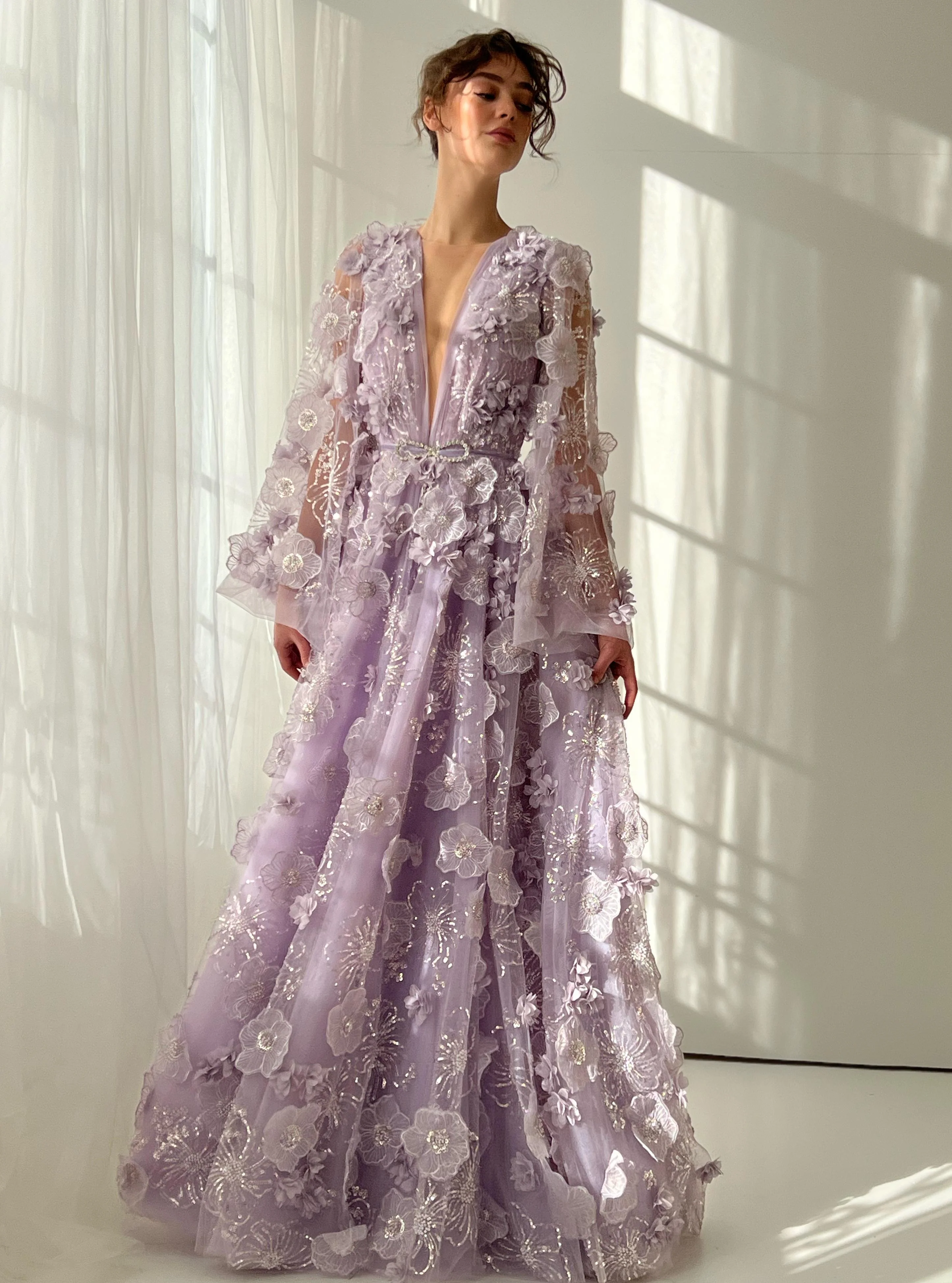 Periwinkle Magnolia Allure Gown - Image 2