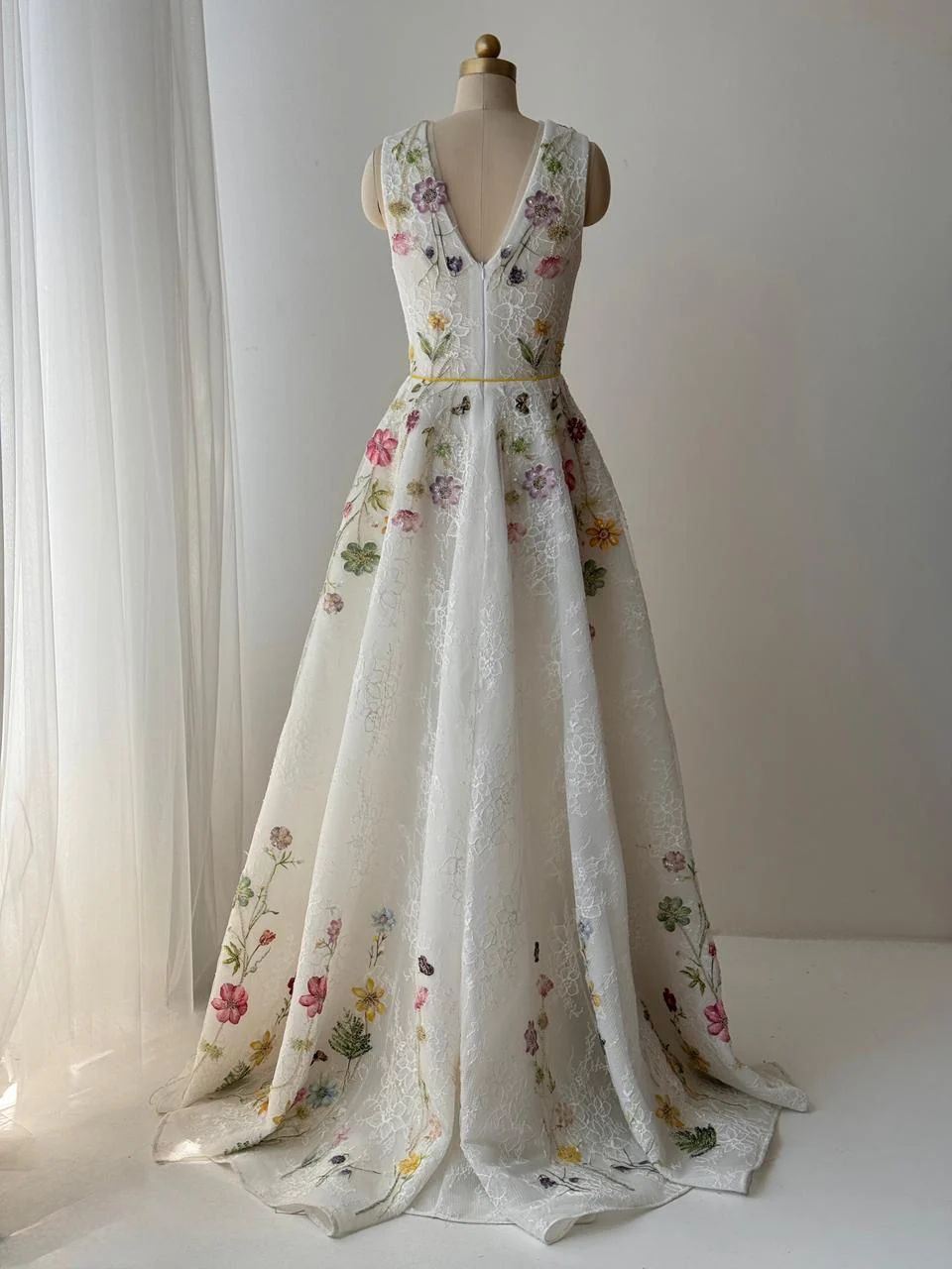 Petal Script Gown - Image 4