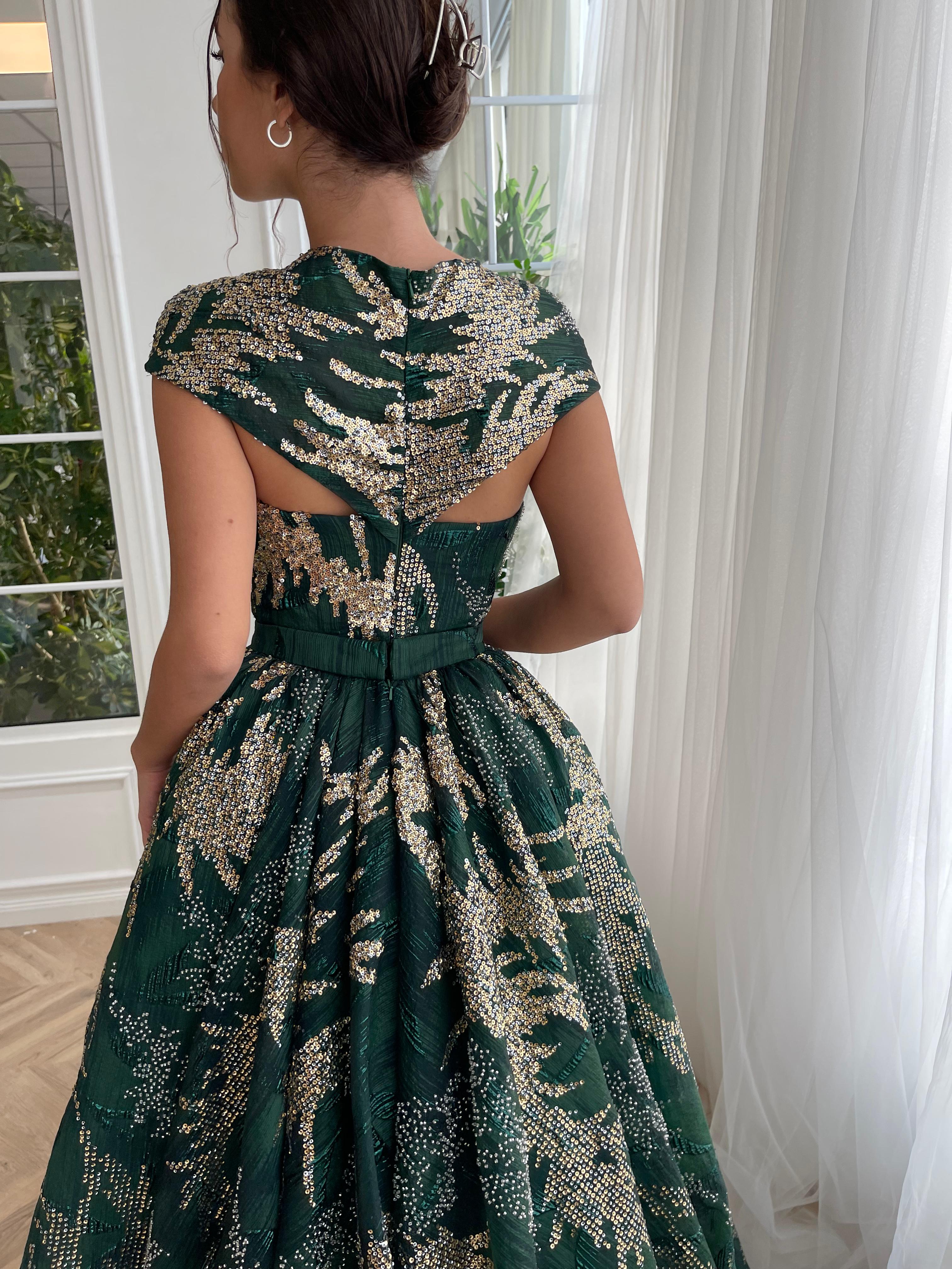 Pine Glimmer Ball Gown - Image 4