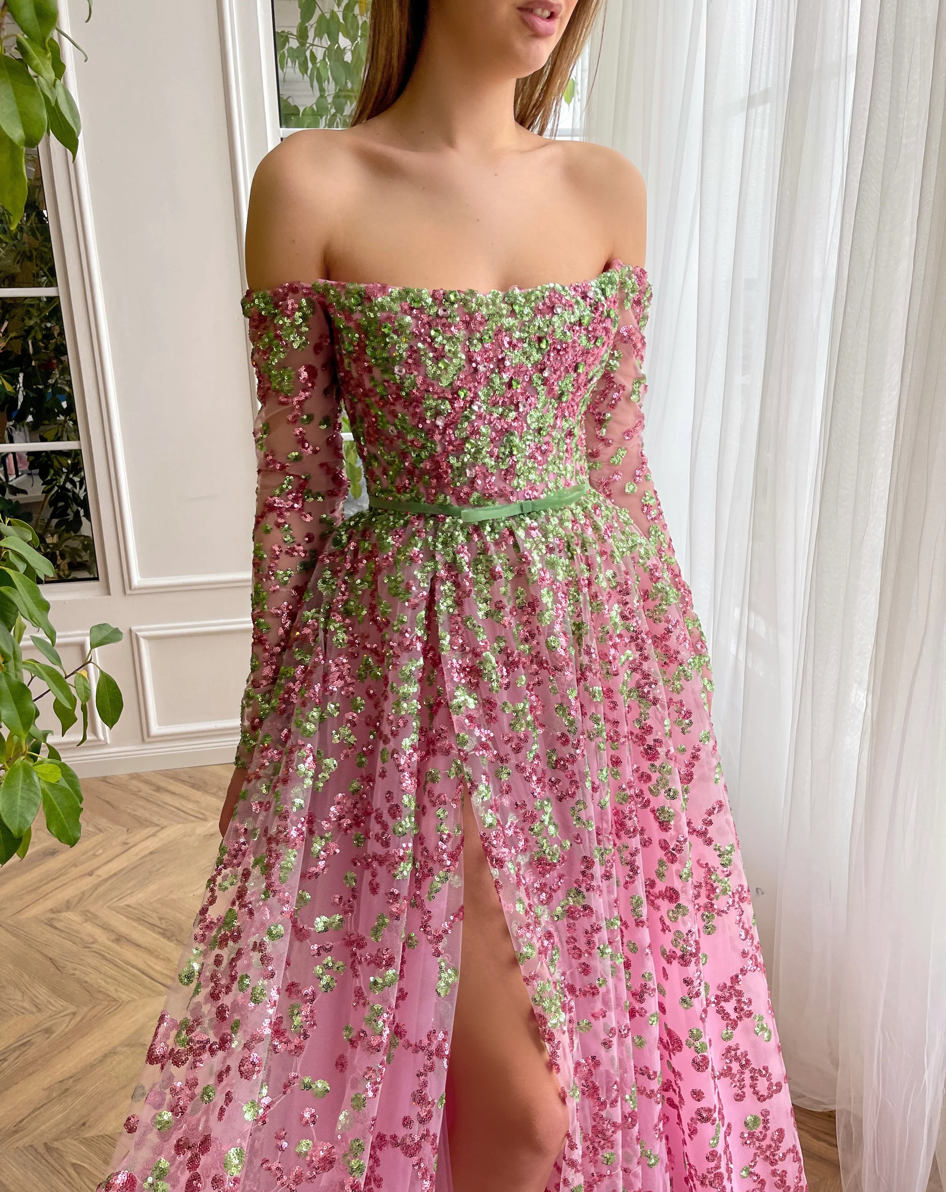 Pink Elysian Elegance Gown - Image 4
