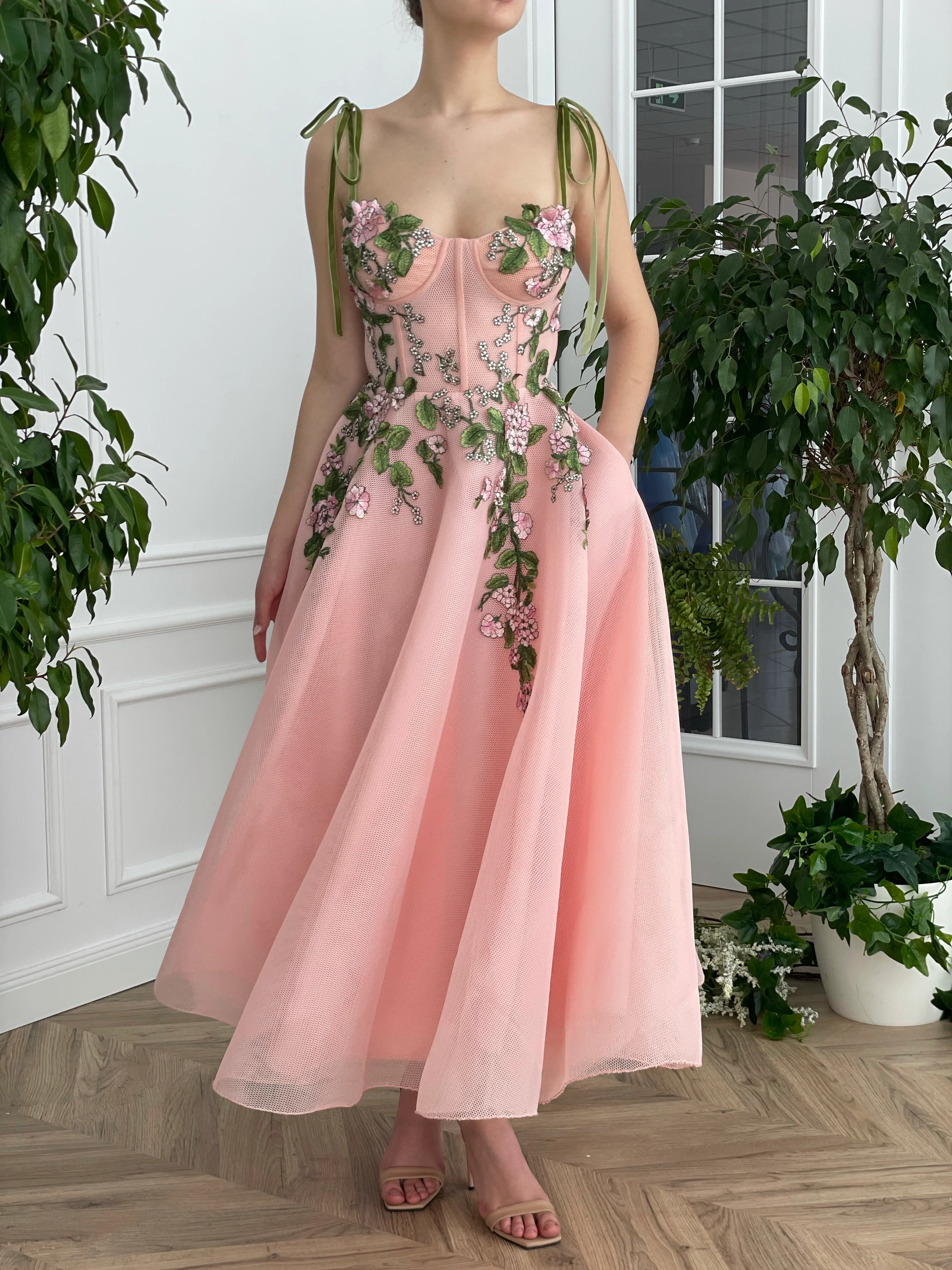 Pink Ivy Garden Dress - Image 2