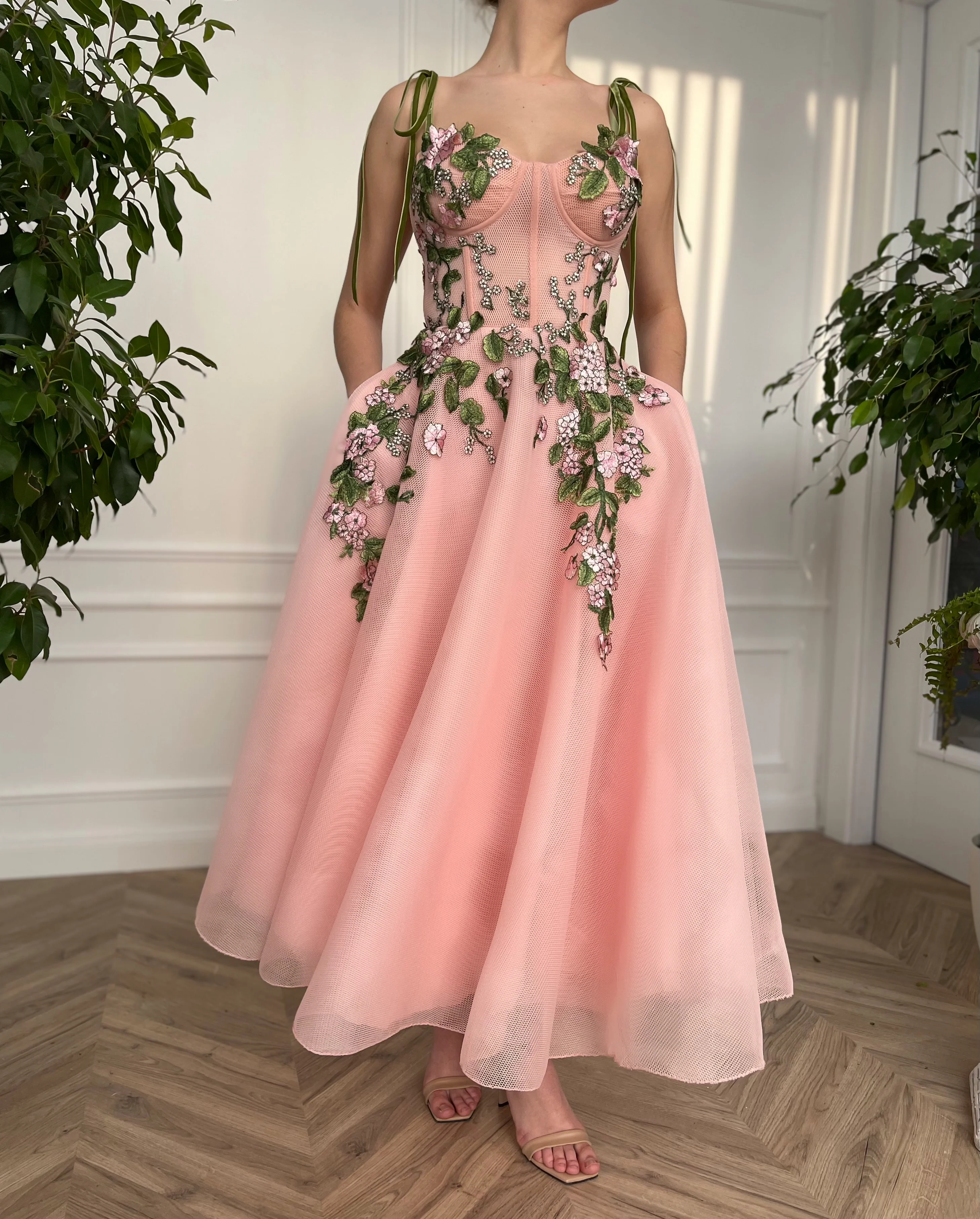 Pink Ivy Garden Dress - Image 8