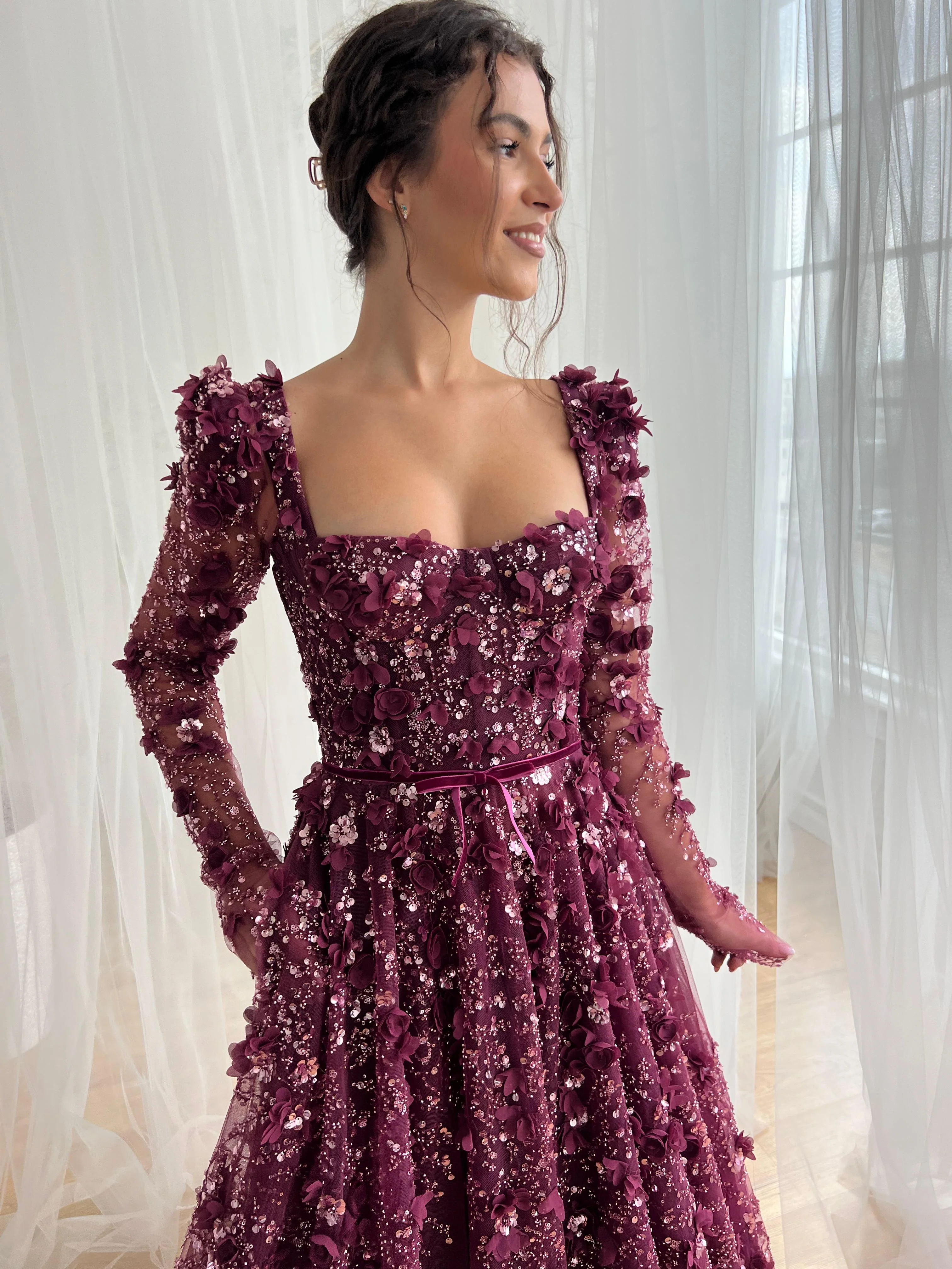 Plum Royalty Gown - Image 2