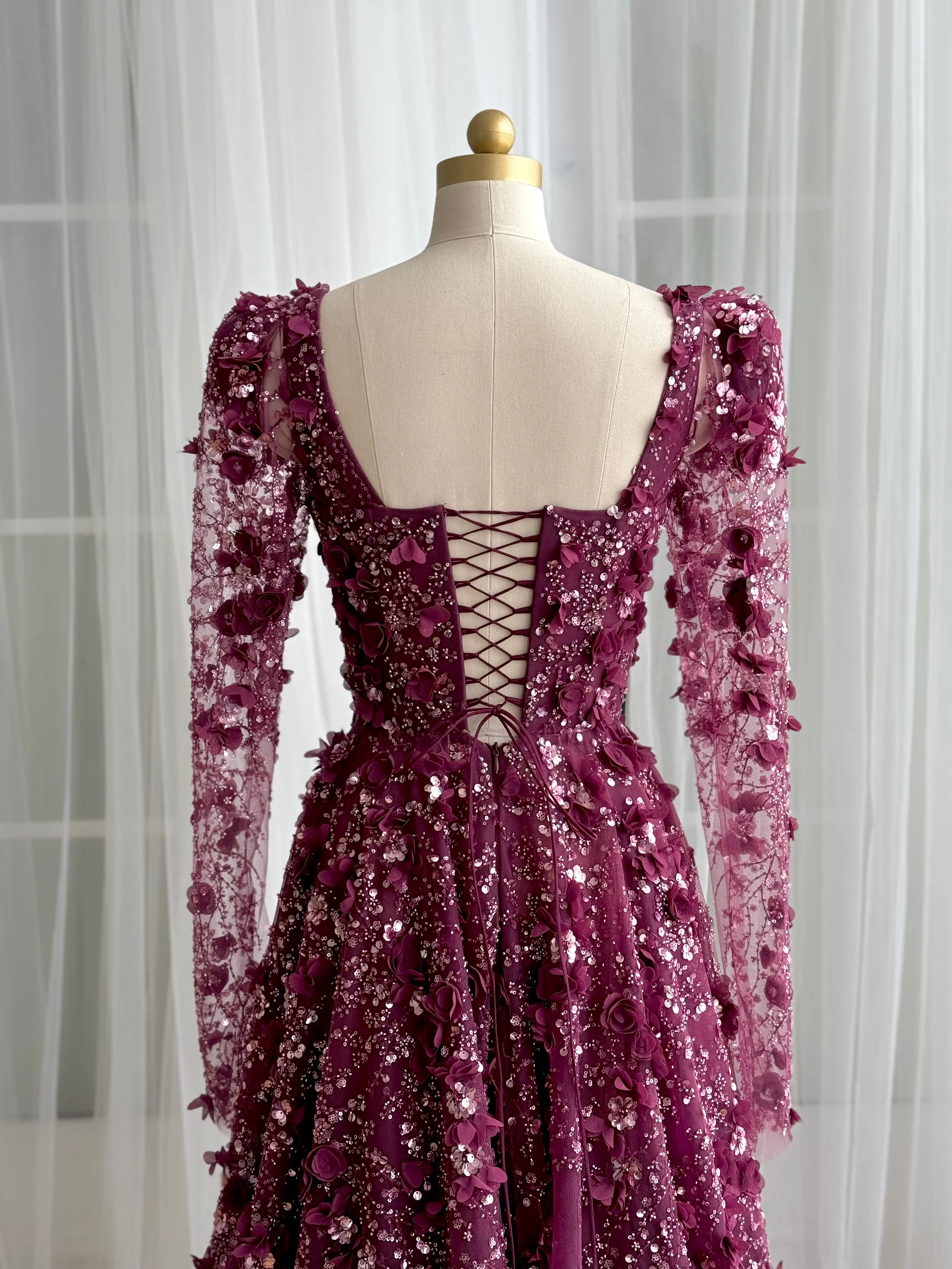 Plum Royalty Gown - Image 4