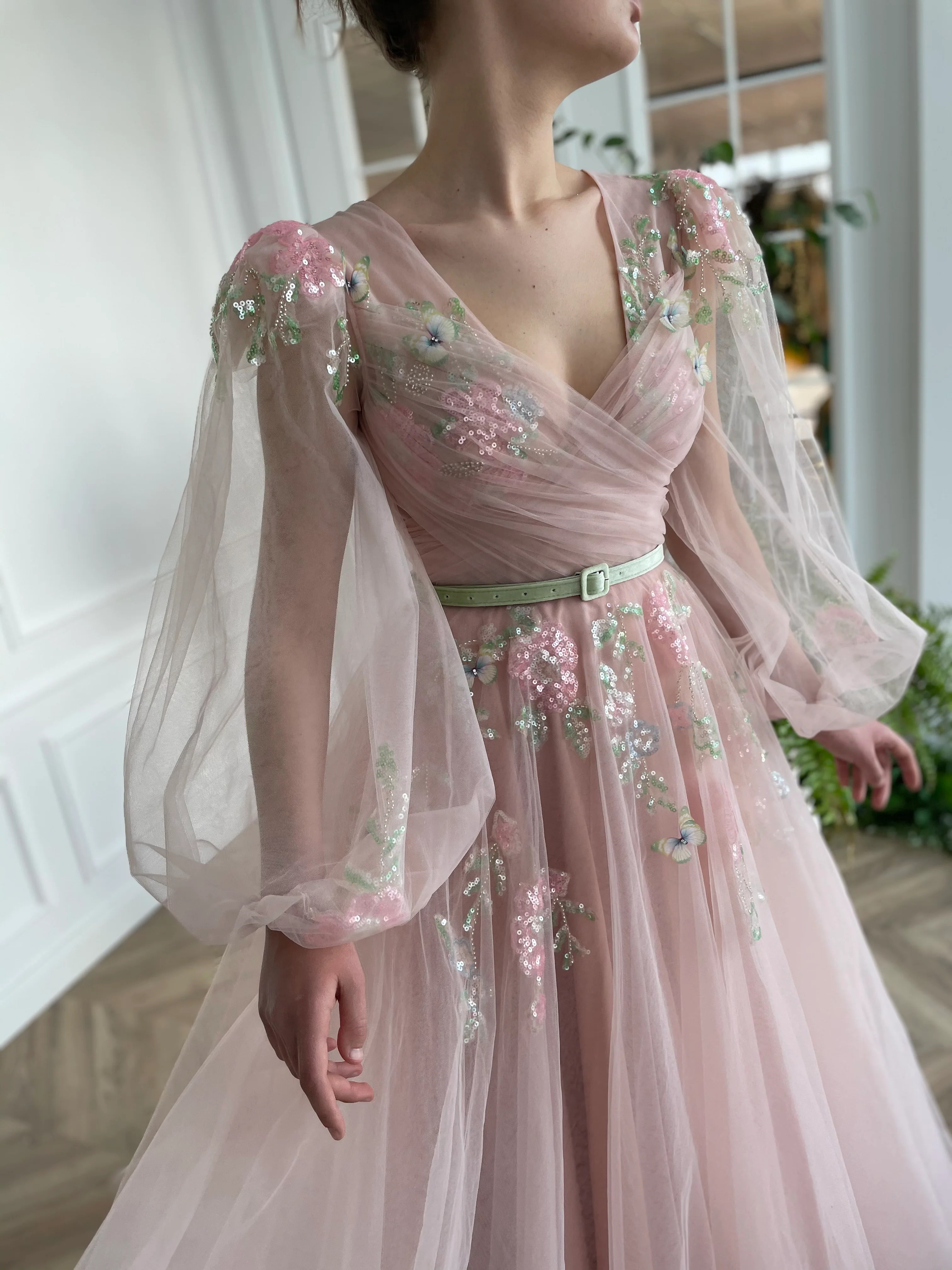 Primrose Pastel Pink Gown - Image 2