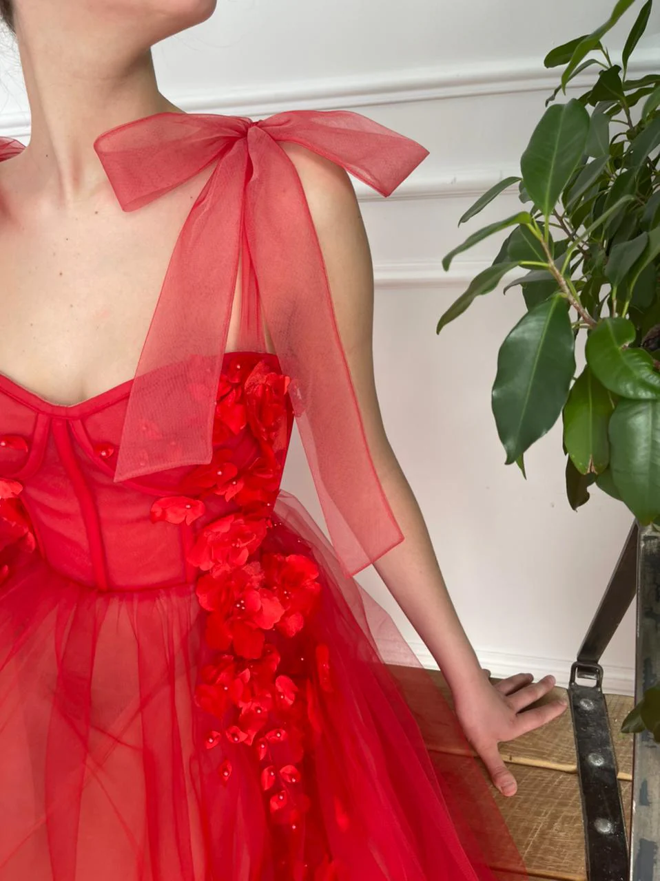 Red Reverie Gown - Image 2