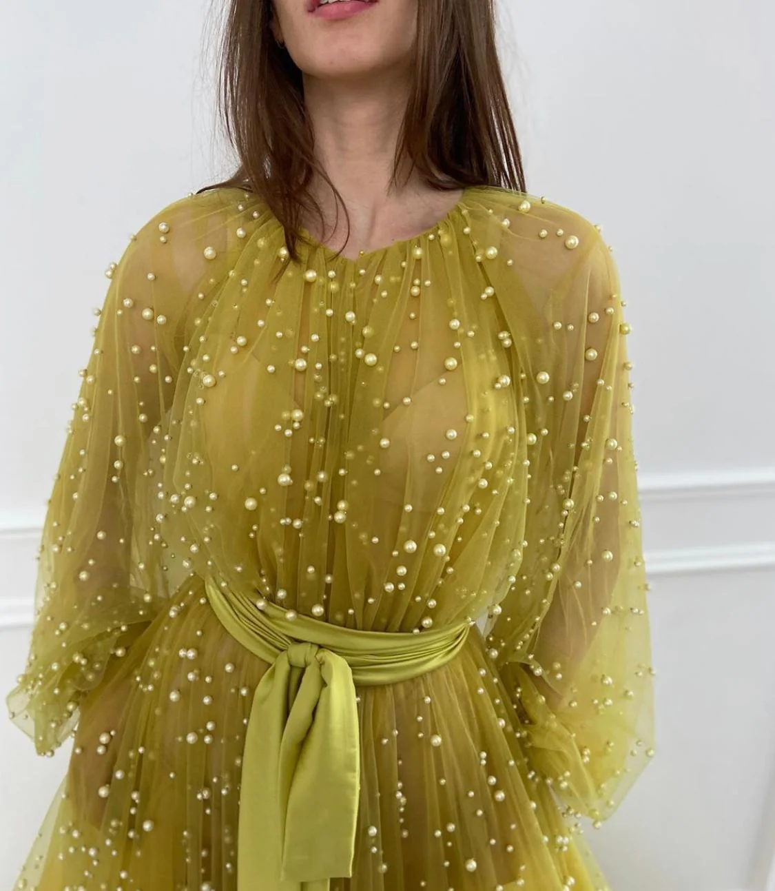 Rosary Beaded Gown - Image 3