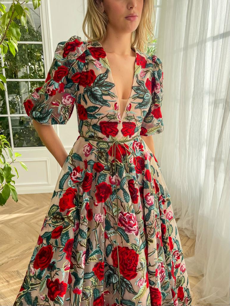 Rose Romance Lace Gown - Image 3