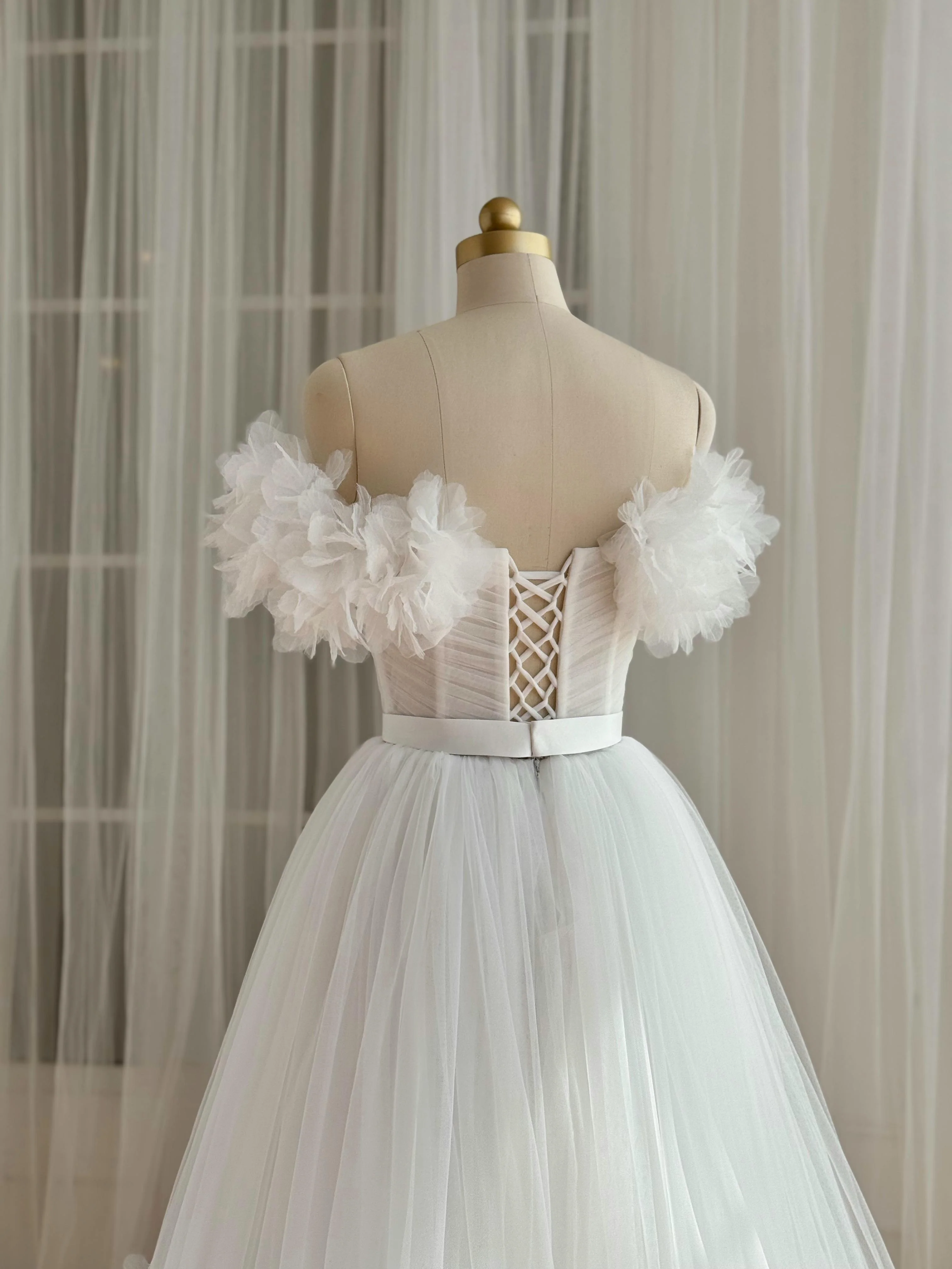 Roses in the Clouds Midi Dress - Image 3