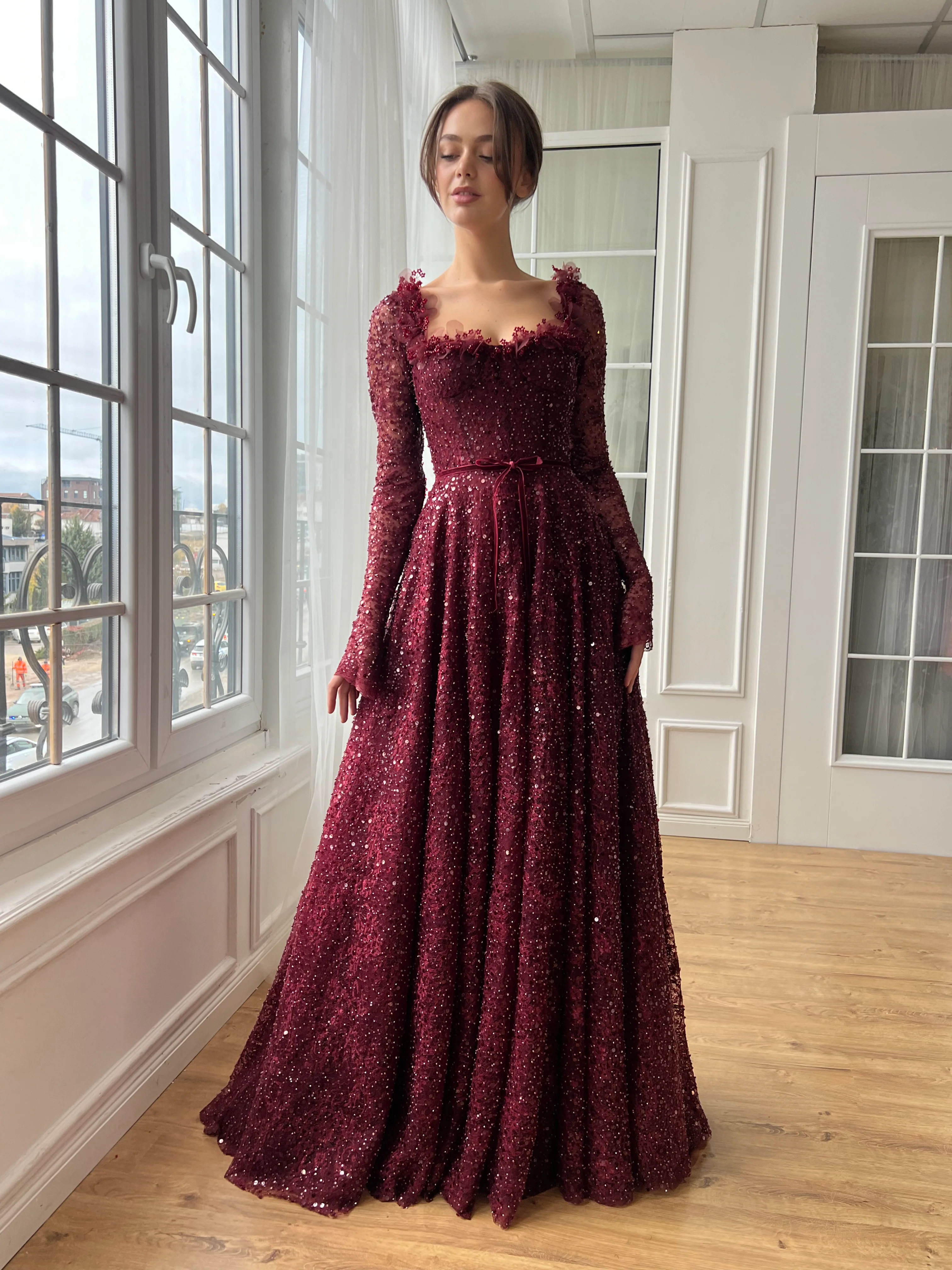 Rosewood Mosaic Gown - Image 2