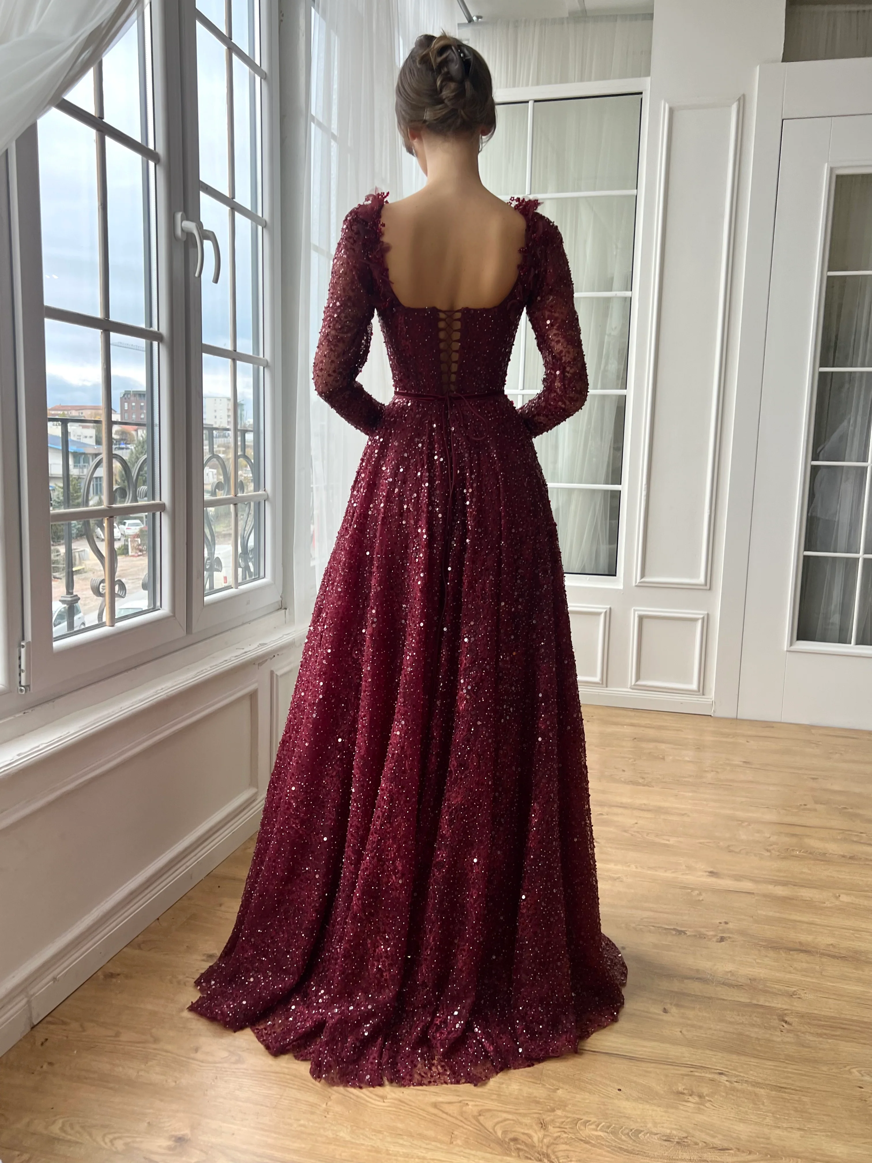 Rosewood Mosaic Gown - Image 3