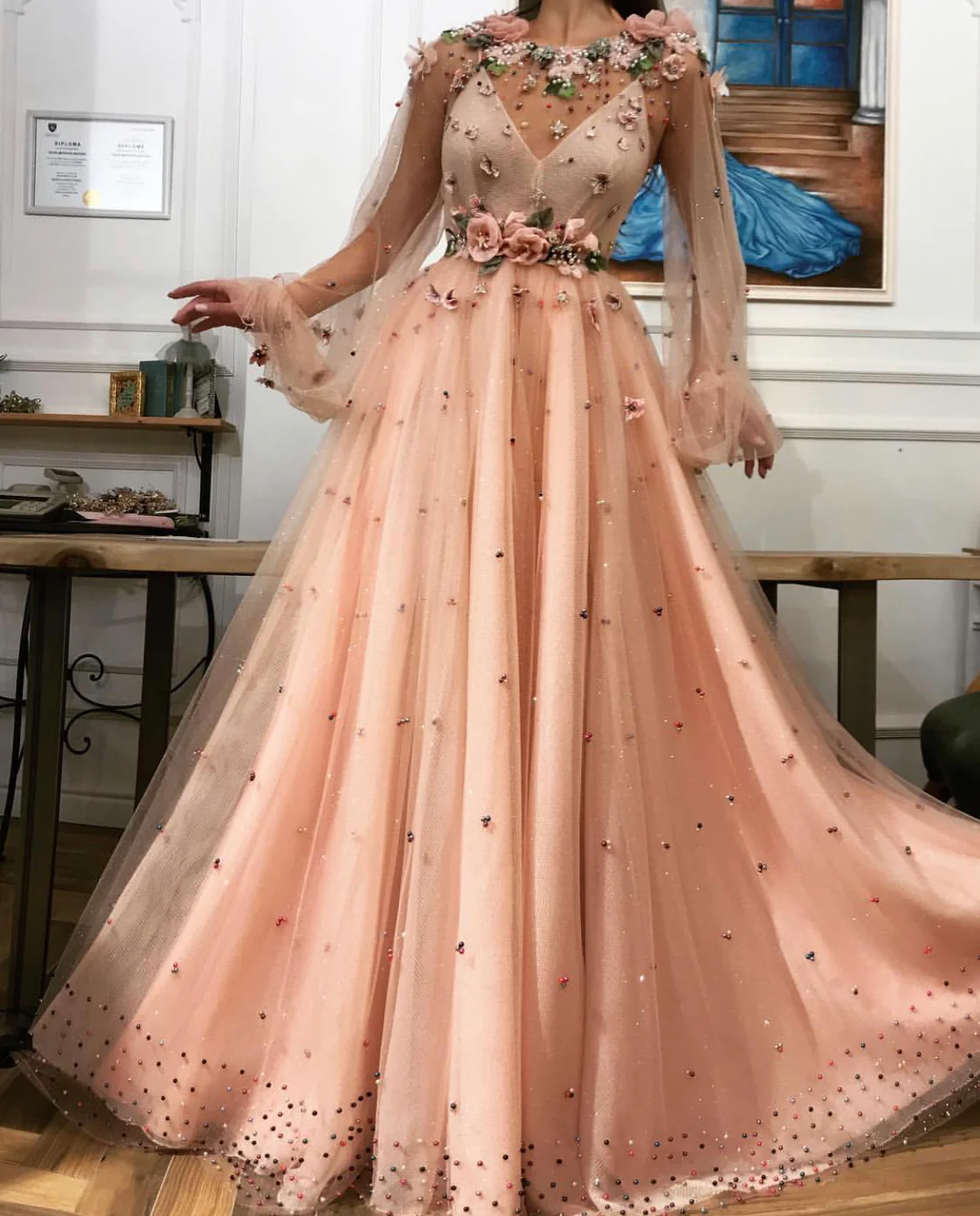 Rosy Dame Gown - Image 3
