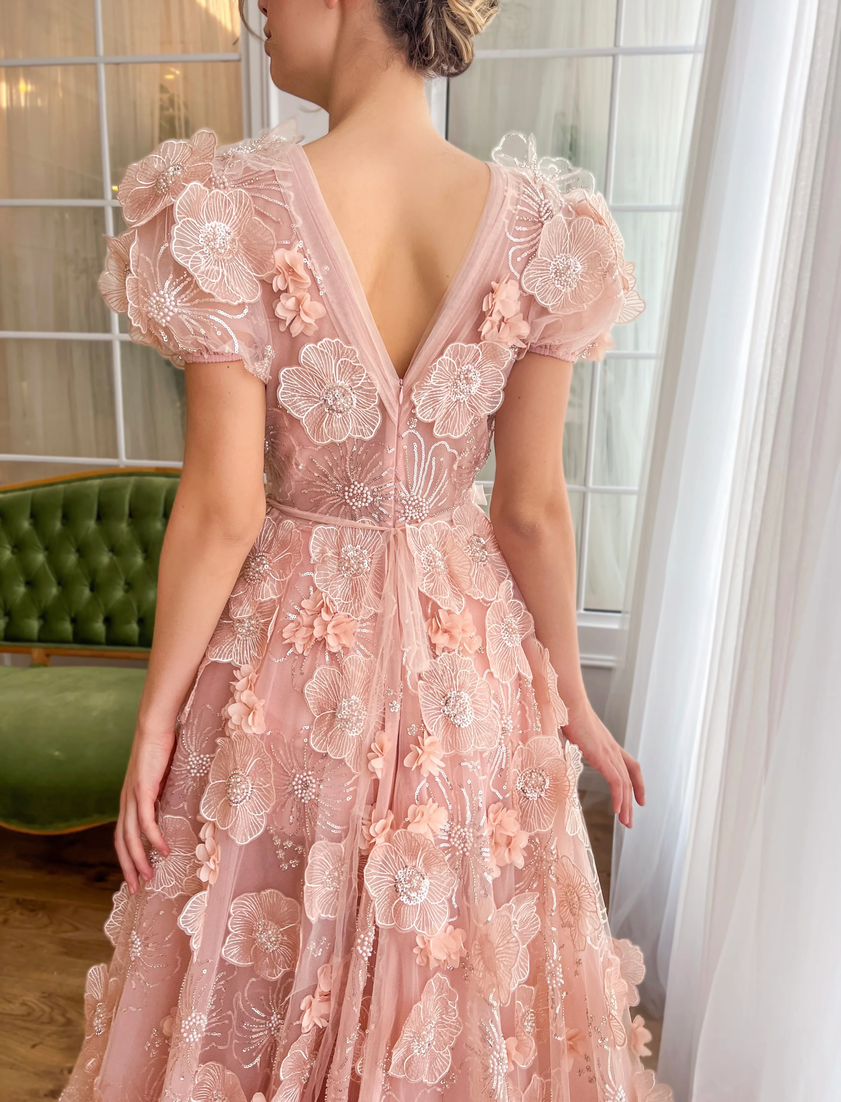 Rosy Grace Gown - Image 6