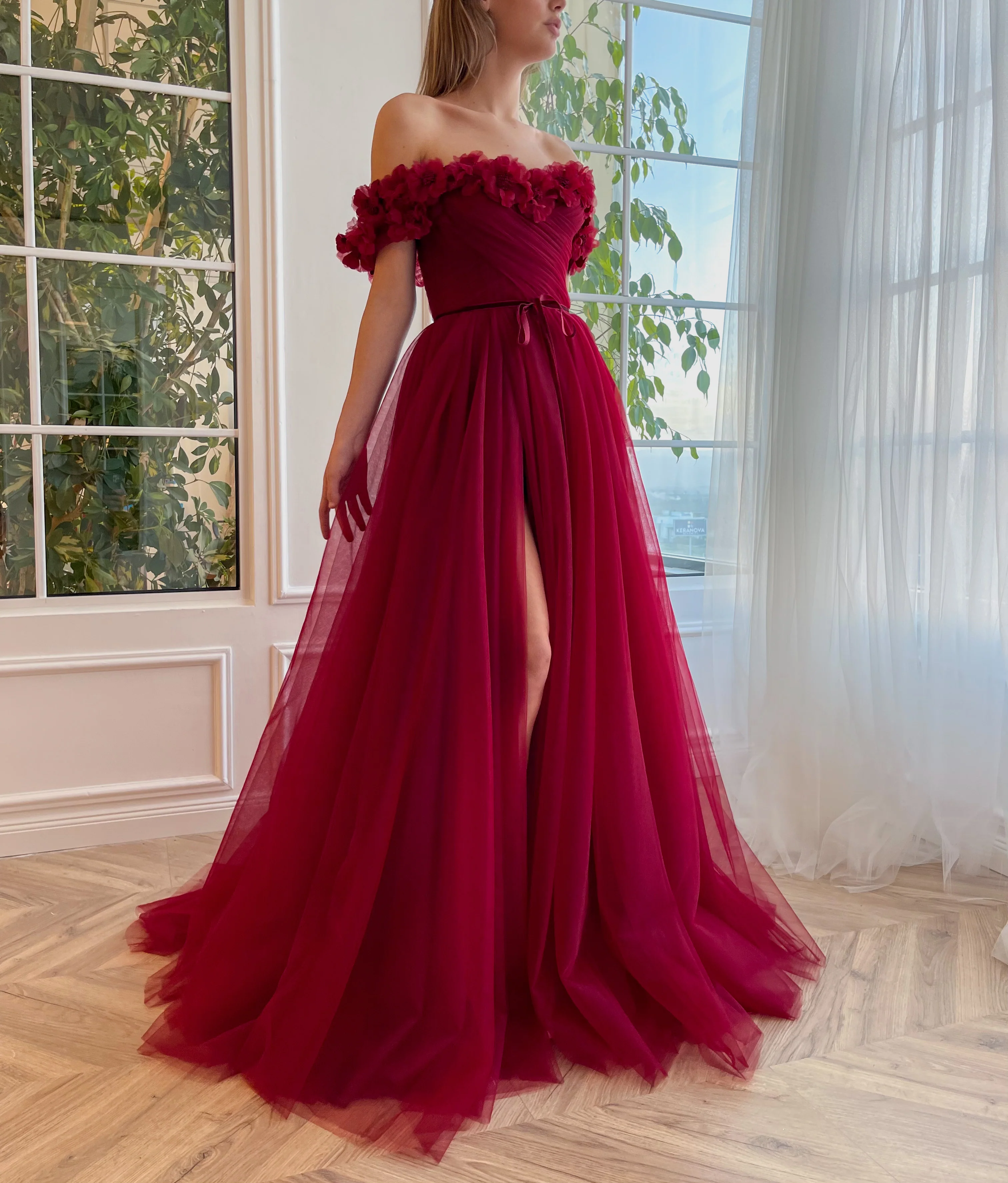 Royal Crimson Cherry Gown - Image 6