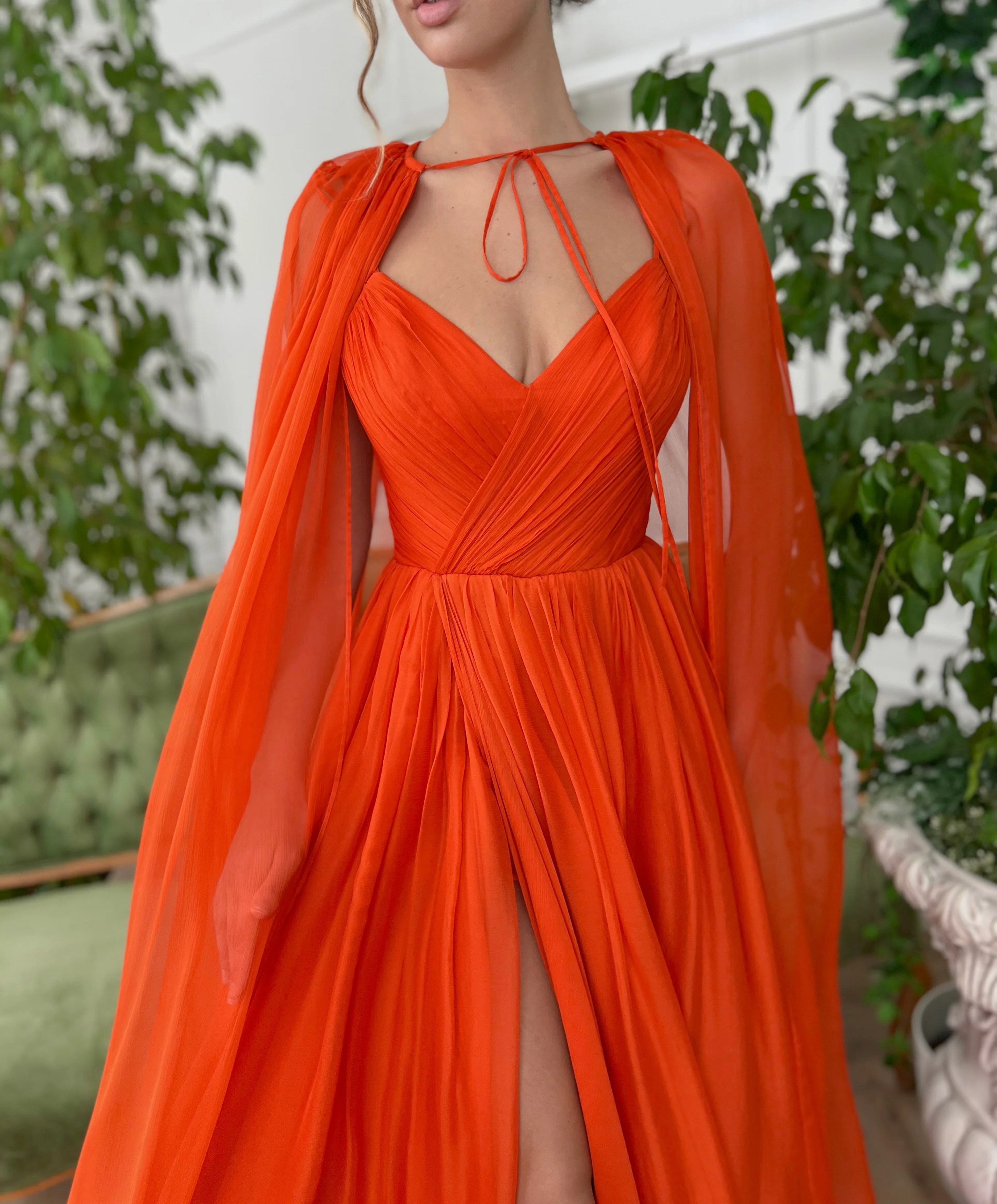 Royal Draped Sunset Gown - Image 5