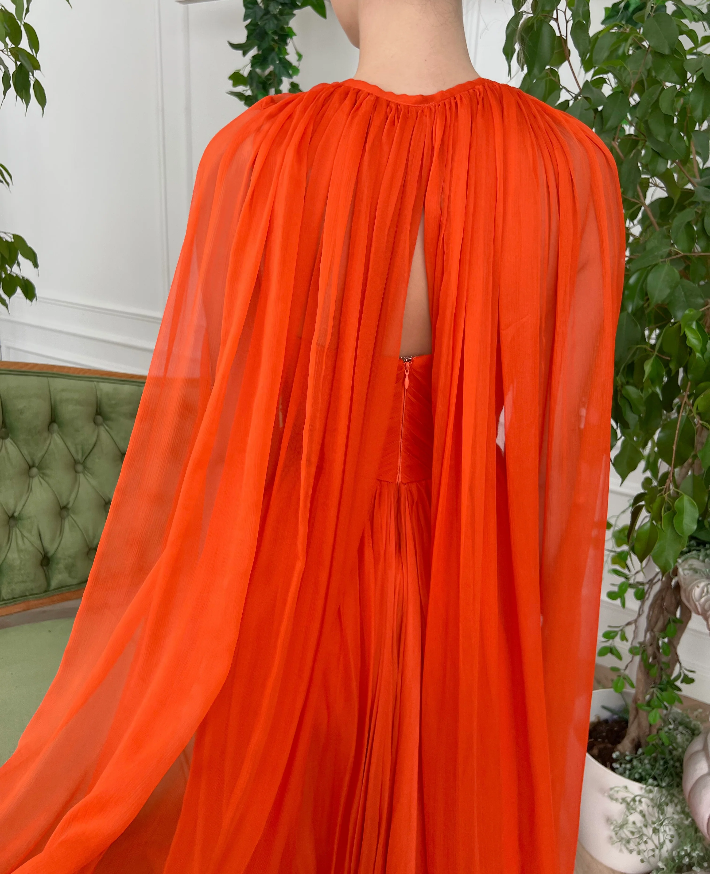 Royal Draped Sunset Gown - Image 6