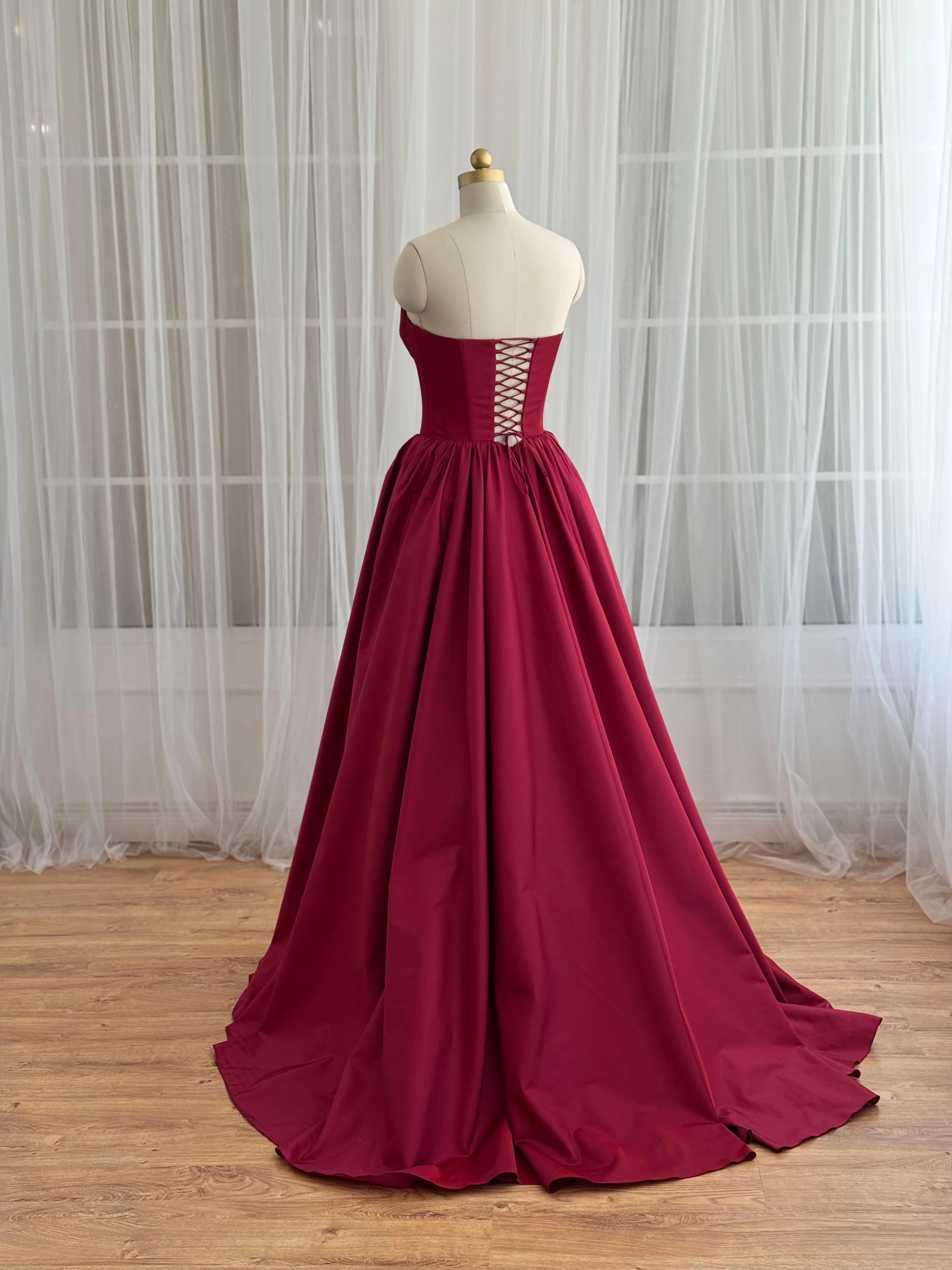 Ruby Beneath Sky Gown - Image 4